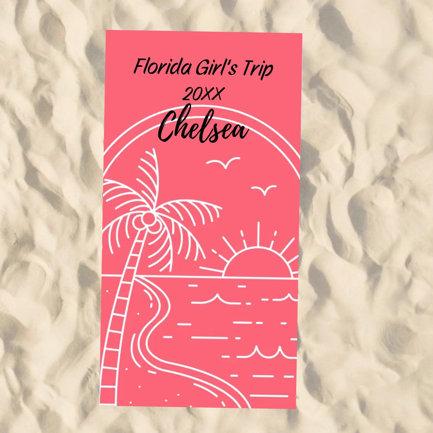 Beach Towel Blank - 30x60 - Horizontal Beach Enviro