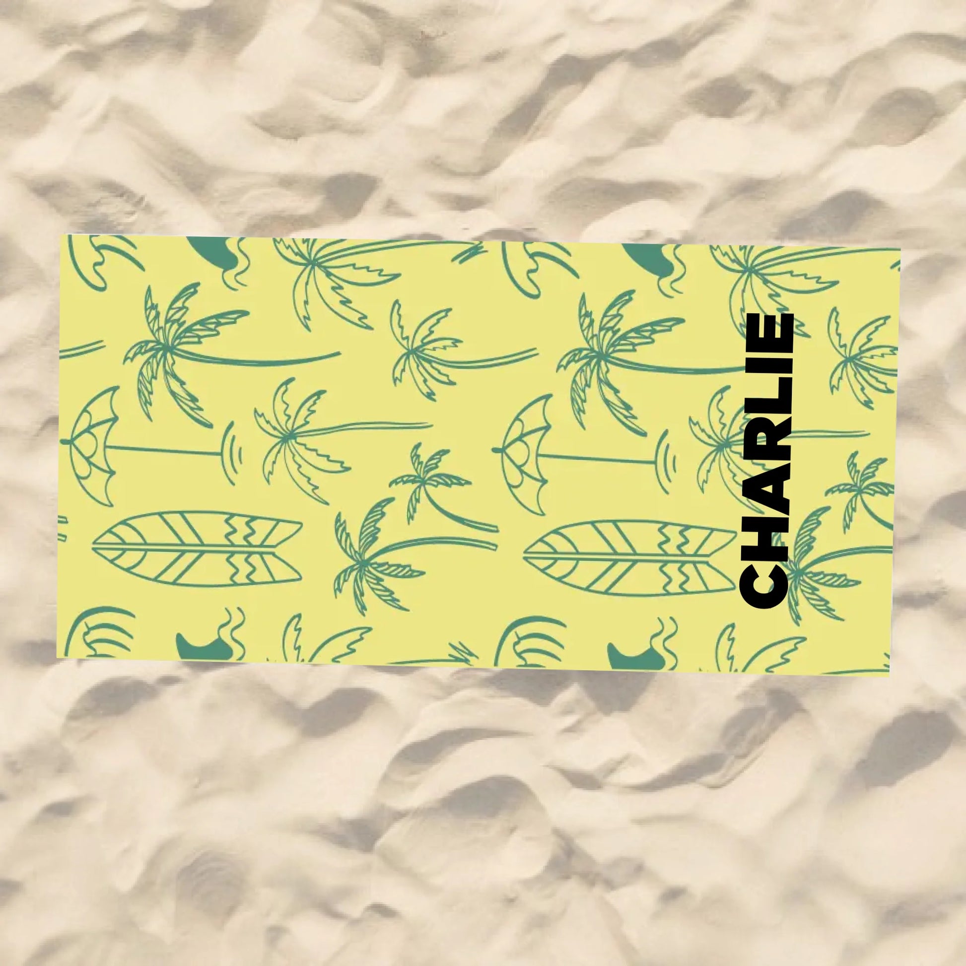Beach Towel Blank - 30x60 - Horizontal Beach Enviro
