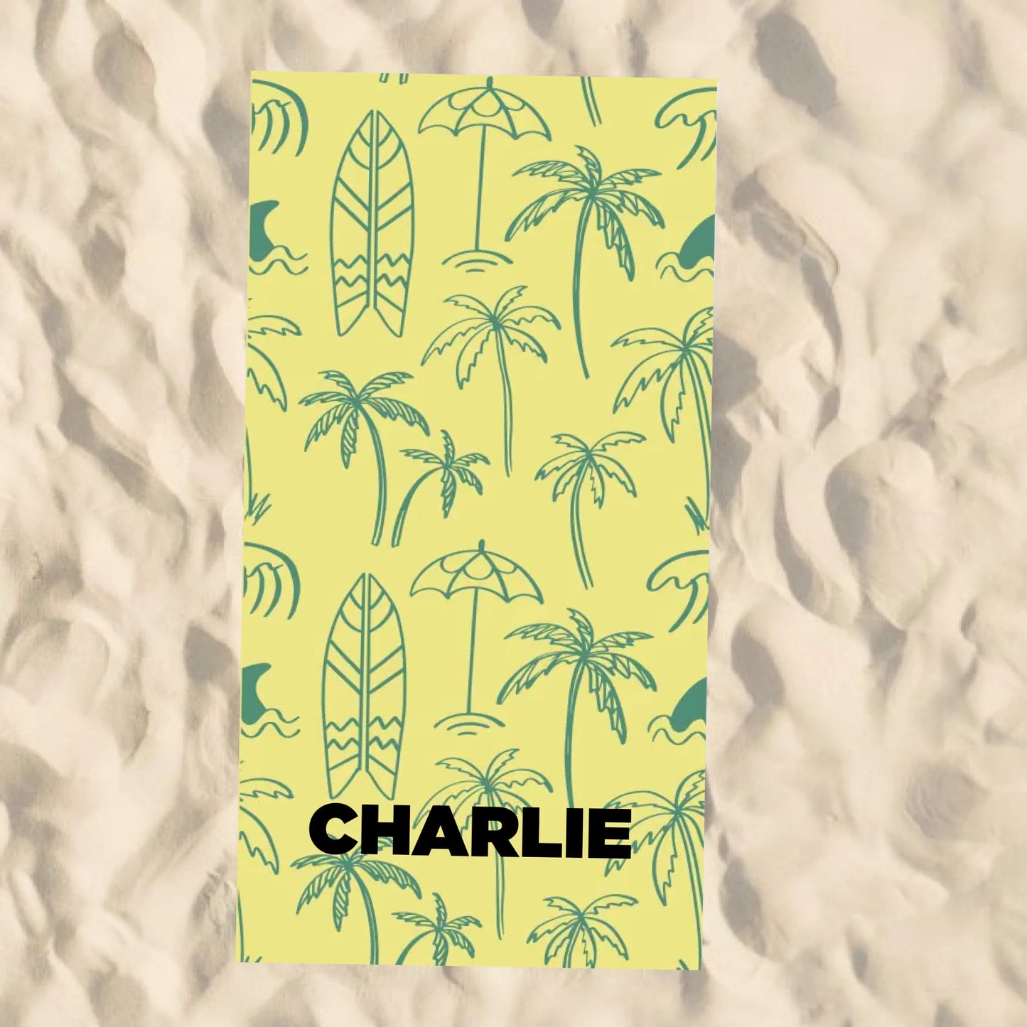 Beach Towel Blank - 30x60 - Horizontal Beach Enviro