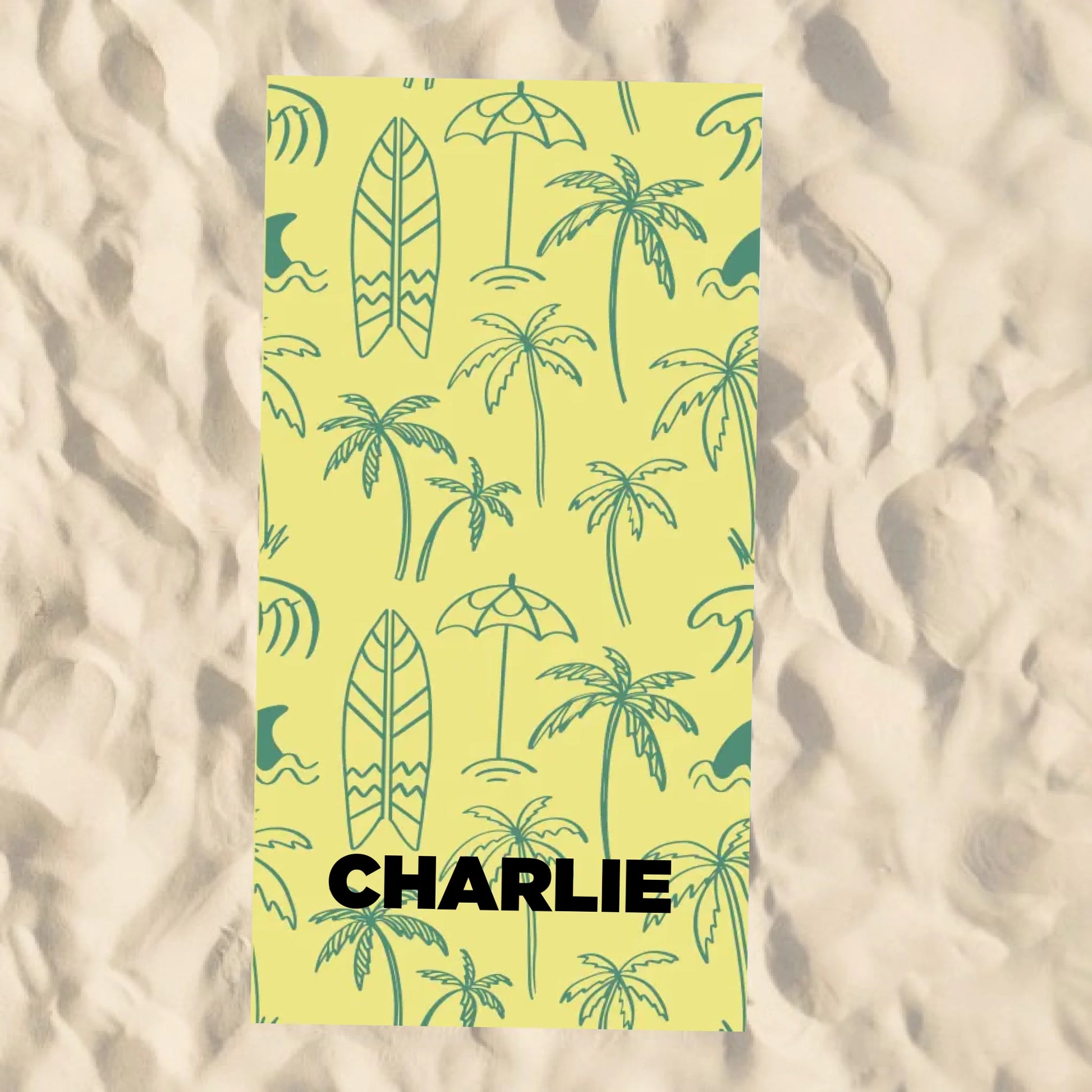 Beach Towel Blank - 30x60 - Horizontal Beach Enviro
