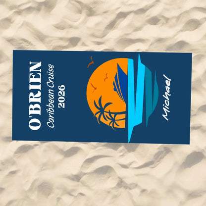 Beach Towel Blank - 30x60 - Horizontal Beach Enviro