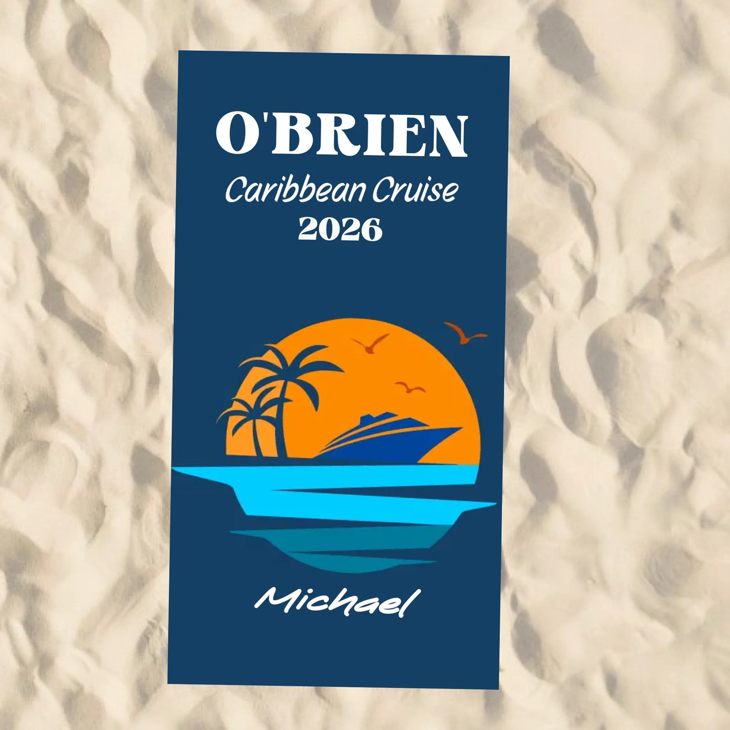 Beach Towel Blank - 30x60 - Horizontal Beach Enviro