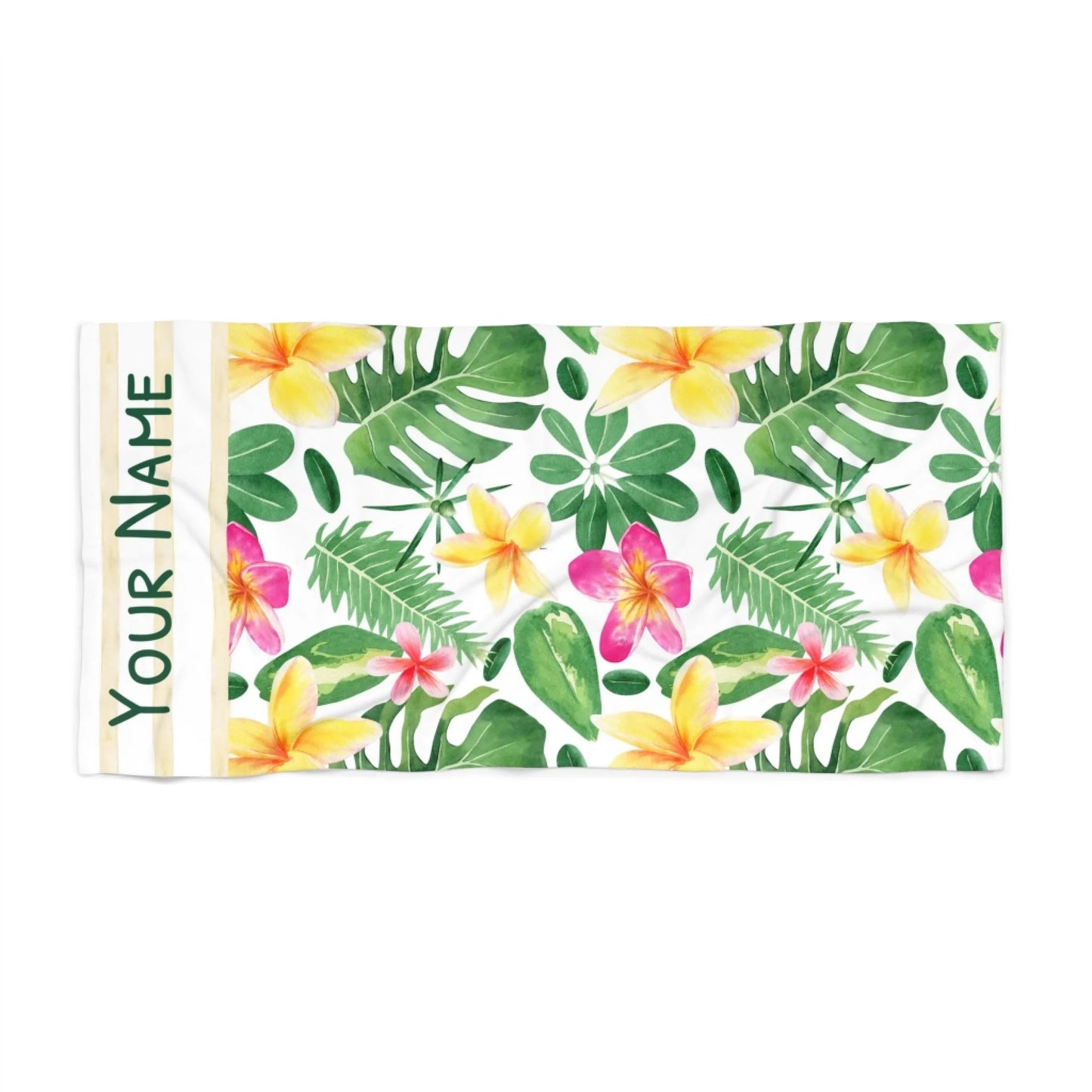 Hawaiian Spirit Name Towel 60x30 Seamless Your Name