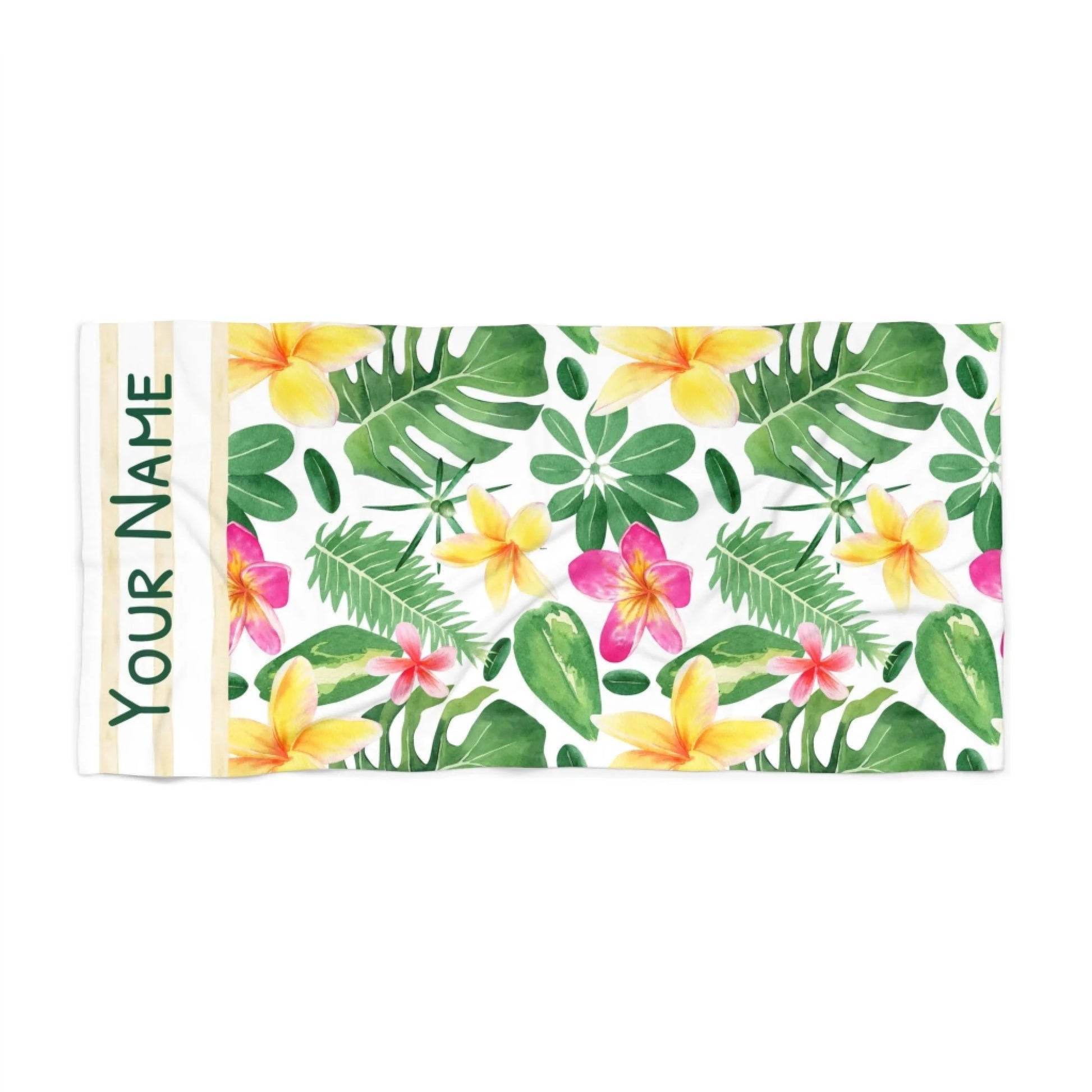 Hawaiian Spirit Name Towel 60x30 Seamless Your Name