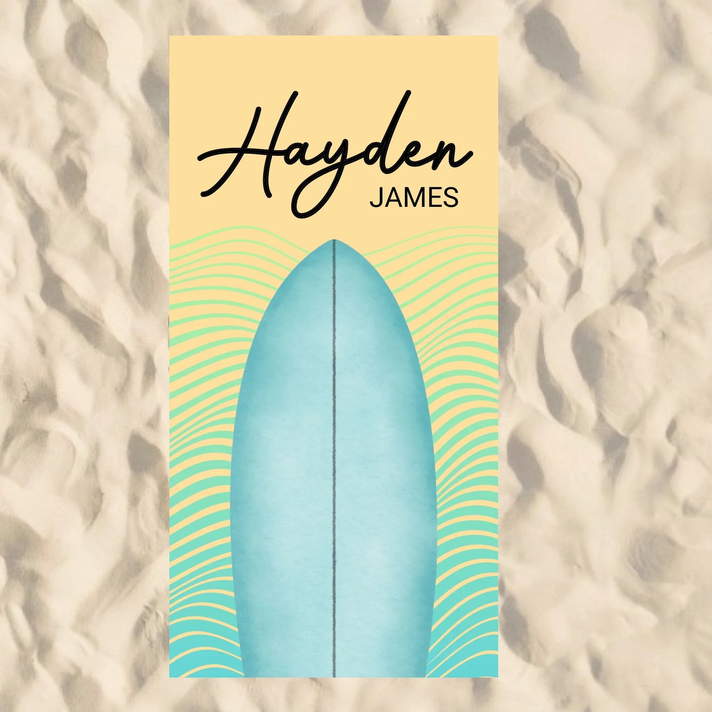 Beach Towel Blank - 30x60 - Horizontal Beach Enviro