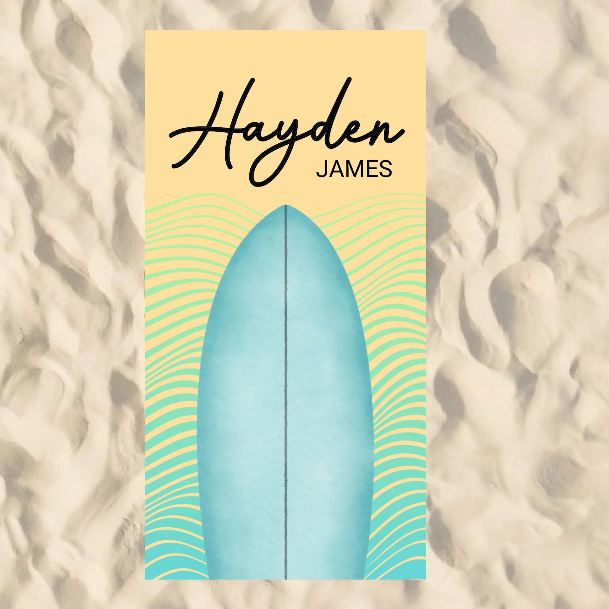 Beach Towel Blank - 30x60 - Horizontal Beach Enviro