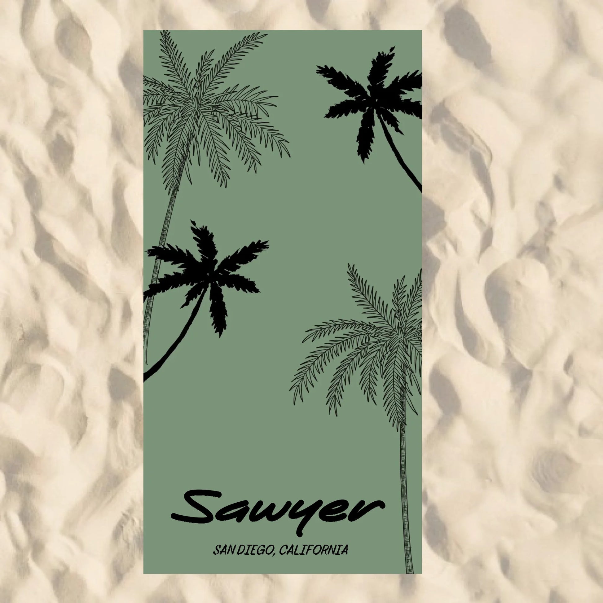 Beach Towel Blank - 30x60 - Horizontal Beach Enviro