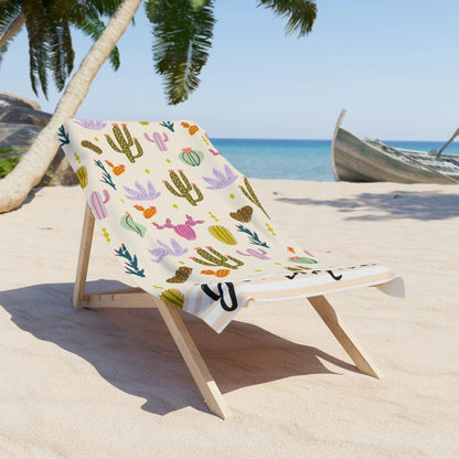 Desert Escape Name Towel 60x30 Premium Texture Lifestyle