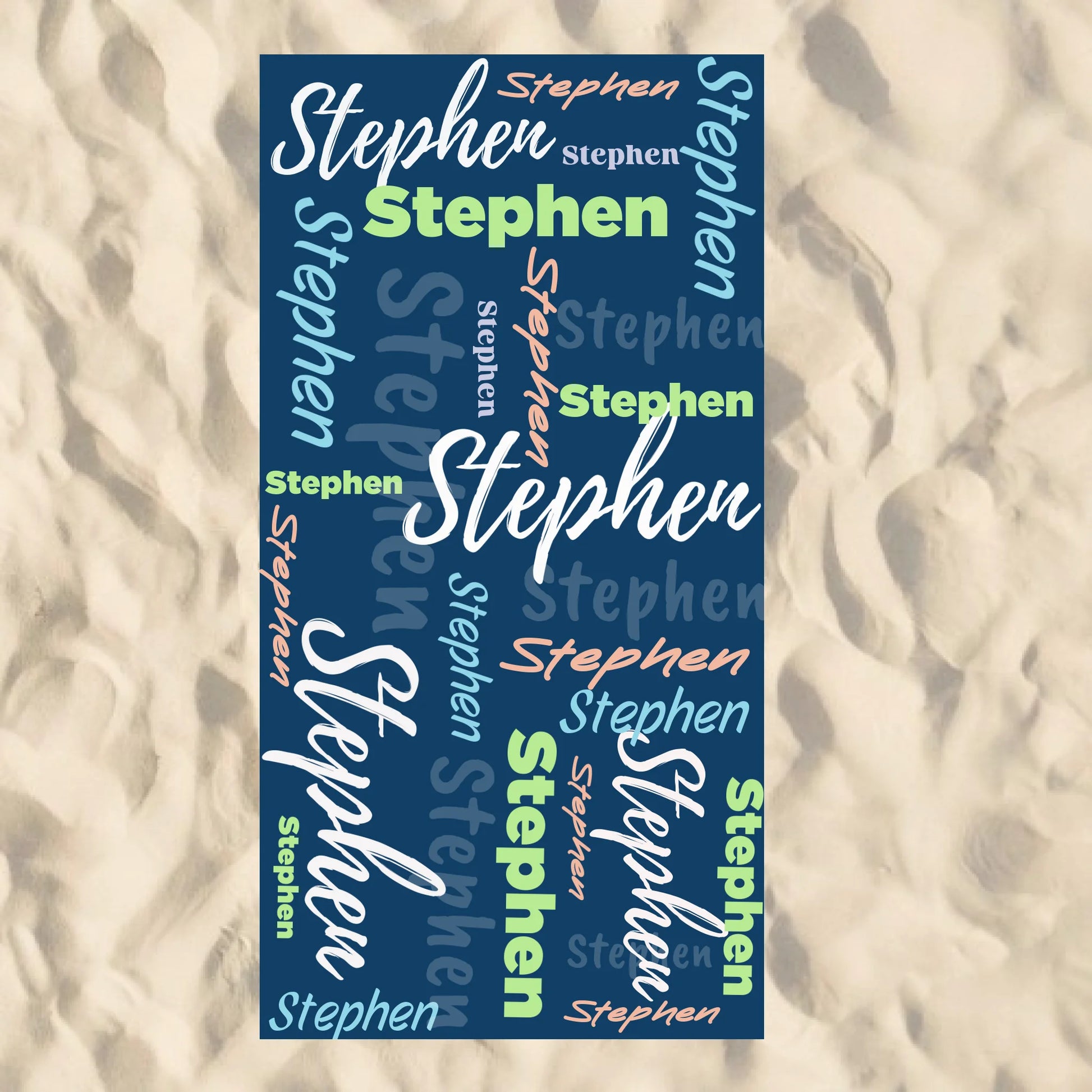 Beach Towel Blank - 30x60 - Horizontal Beach Enviro