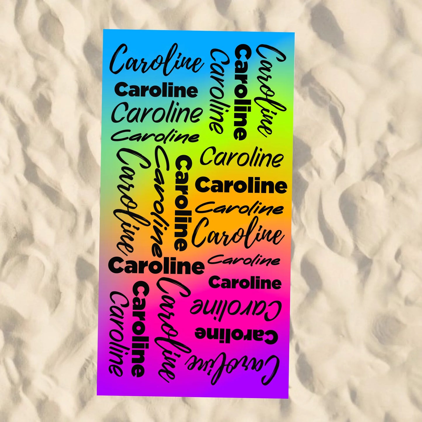 Beach Towel Blank - 30x60 - Horizontal Beach Enviro