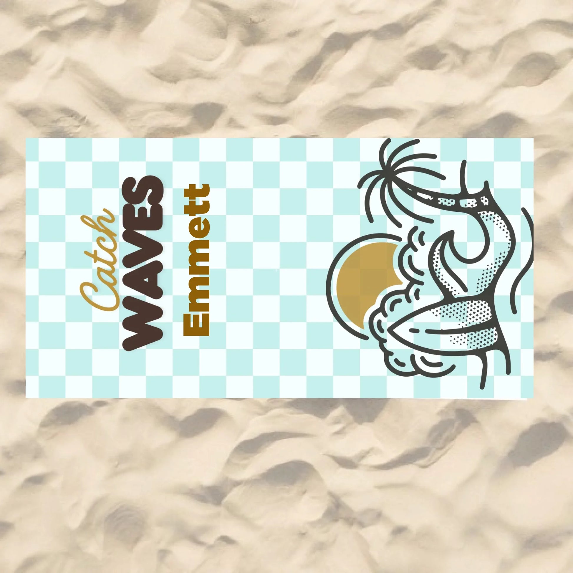 Beach Towel Blank - 30x60 - Horizontal Beach Enviro