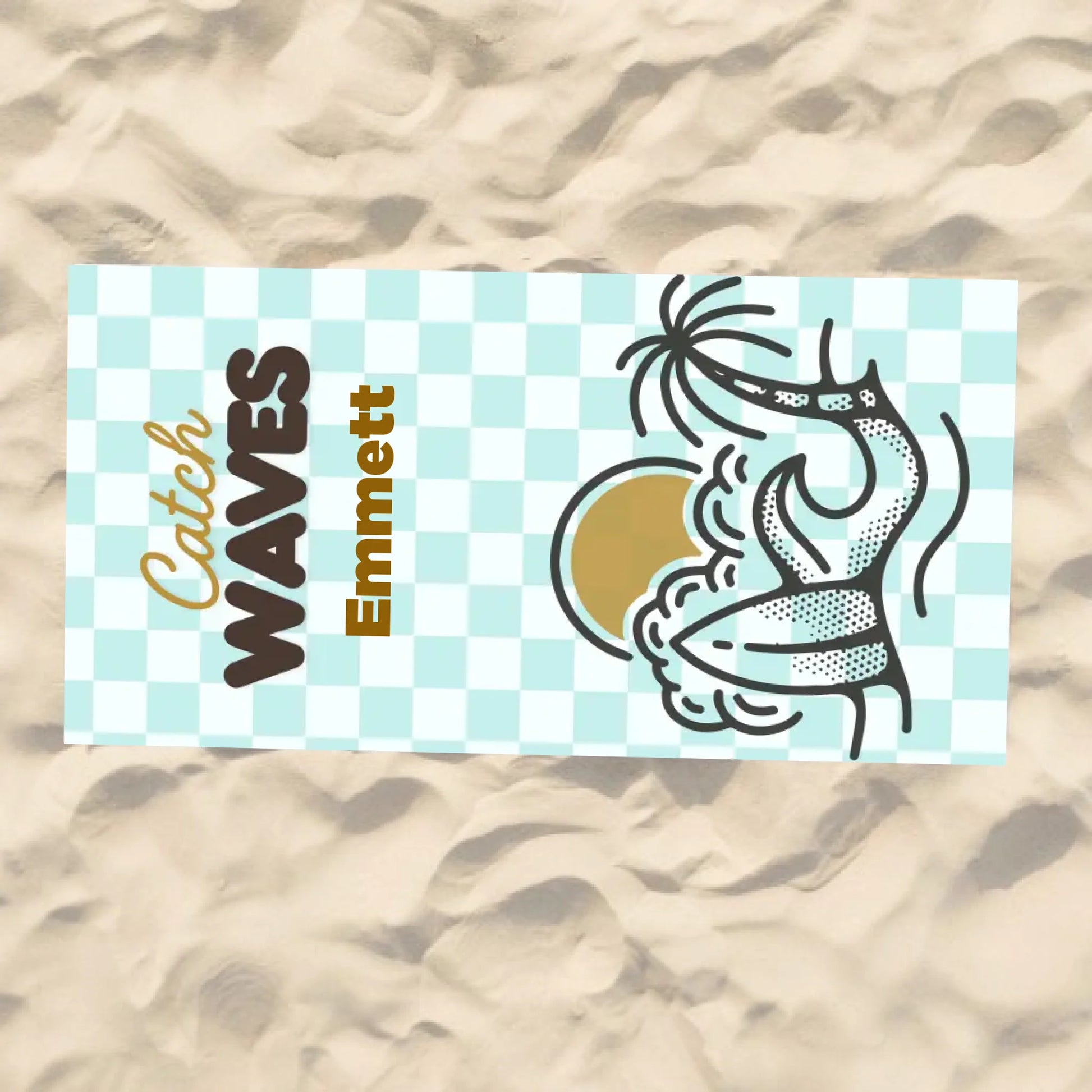 Beach Towel Blank - 30x60 - Horizontal Beach Enviro