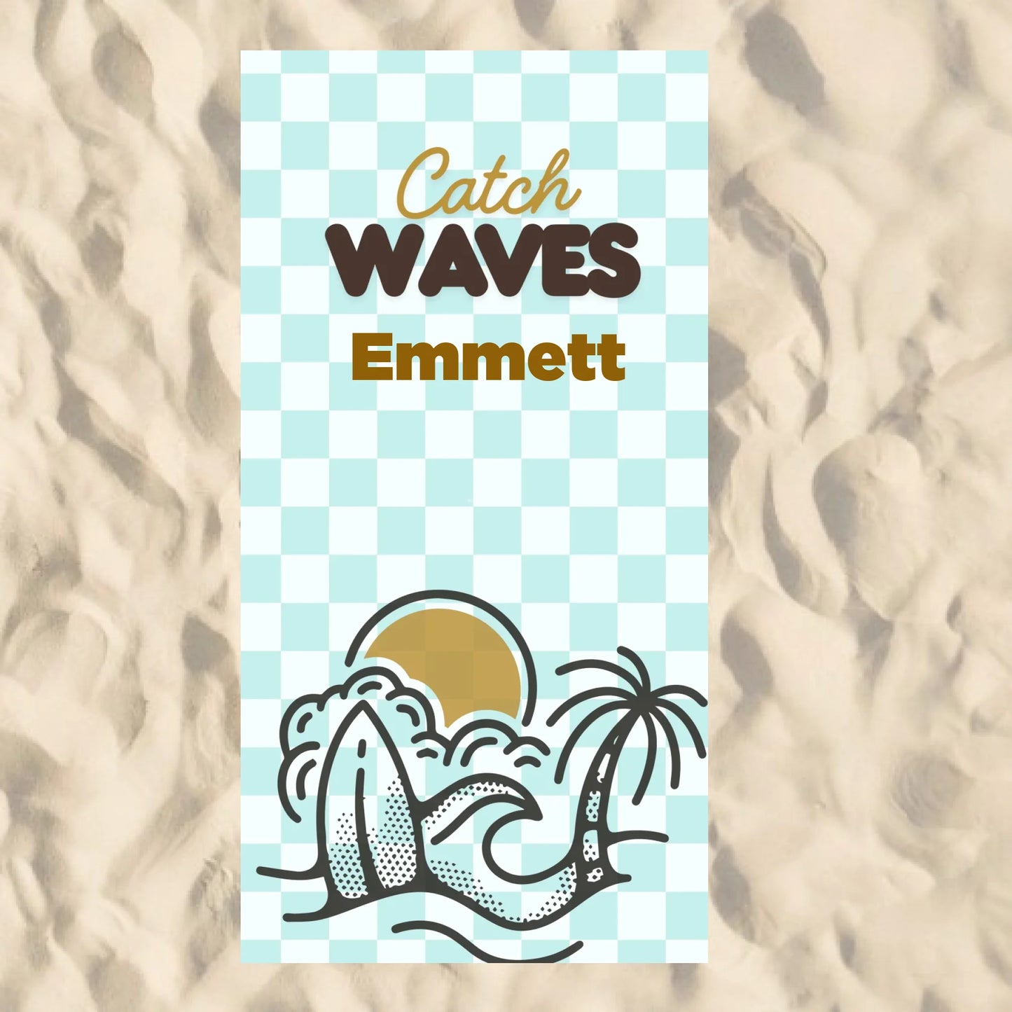 Beach Towel Blank - 30x60 - Horizontal Beach Enviro