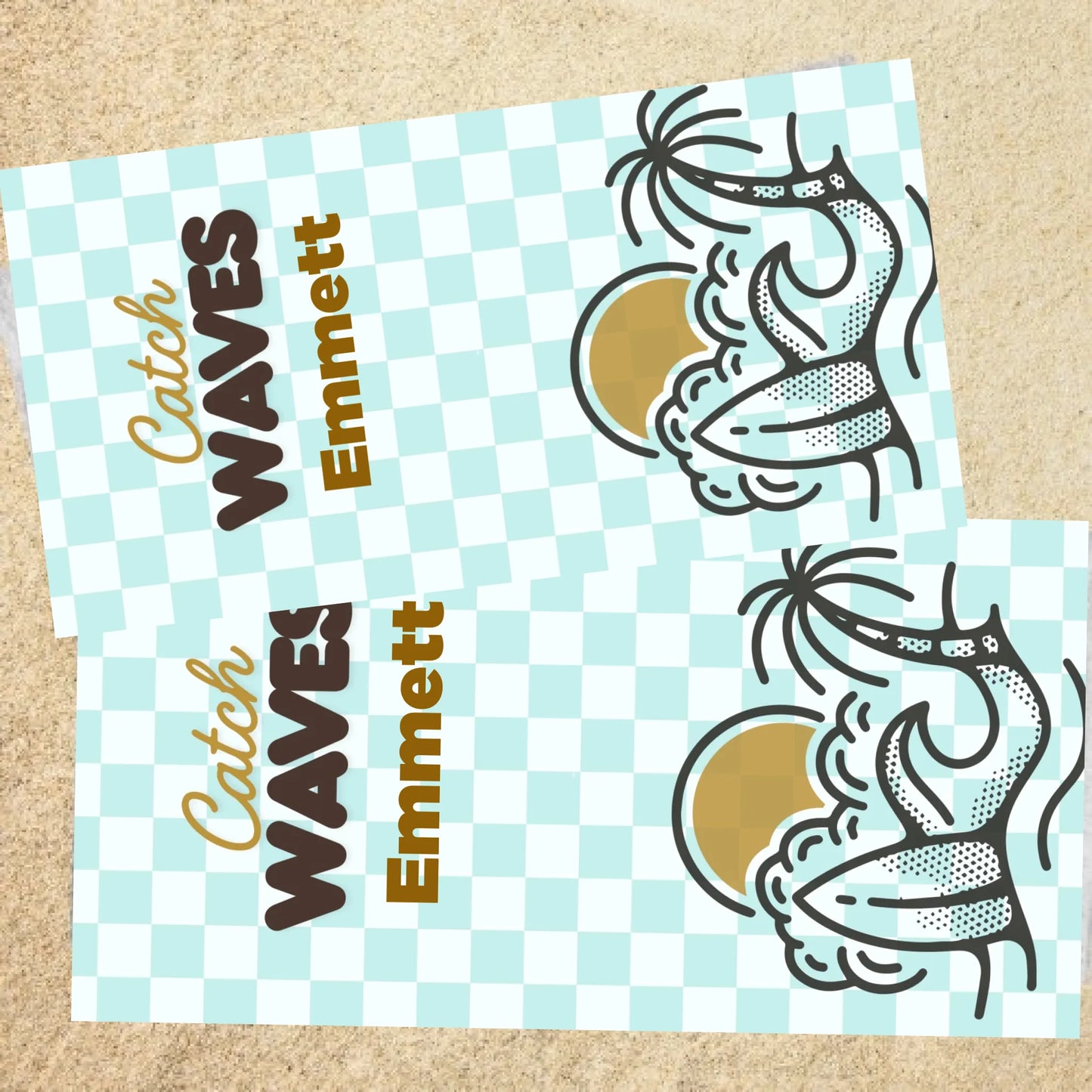 Beach Towel Blank - 30x60 - Horizontal Beach Enviro -2 towels