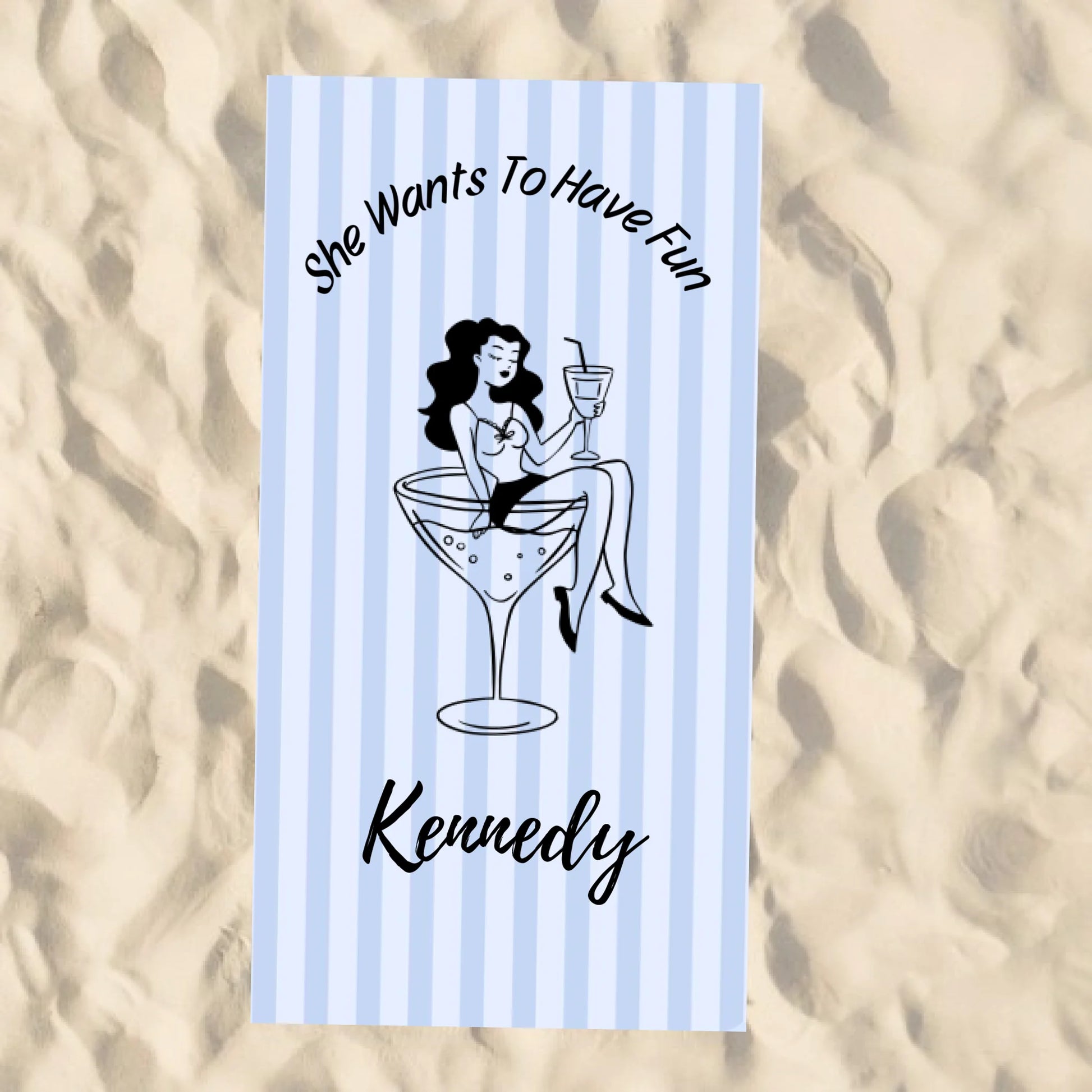Beach Towel Blank - 30x60 - Horizontal Beach Enviro