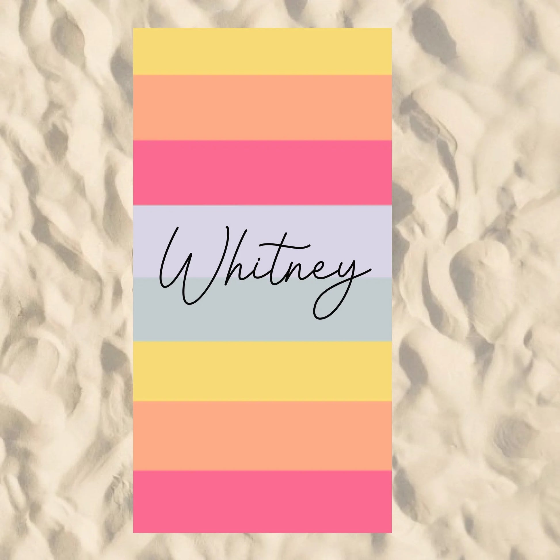 Beach Towel Blank - 30x60 - Horizontal Beach Enviro