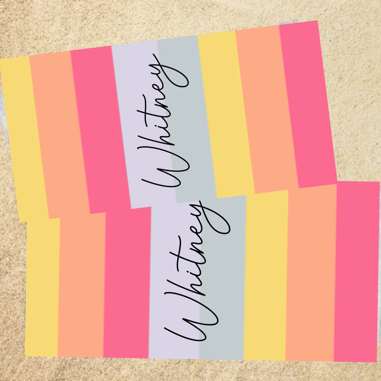 Beach Towel Blank - 30x60 - Horizontal Beach Enviro -2 towels