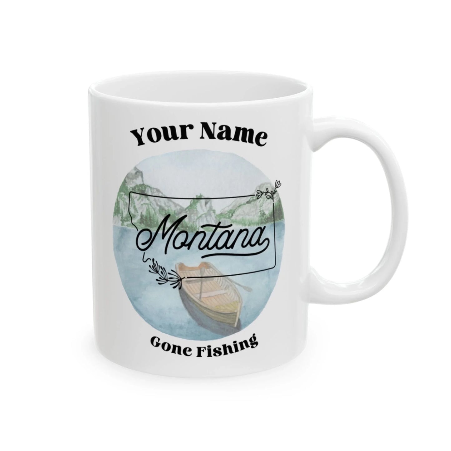 State of Mind Name Mug - Seamless Montana