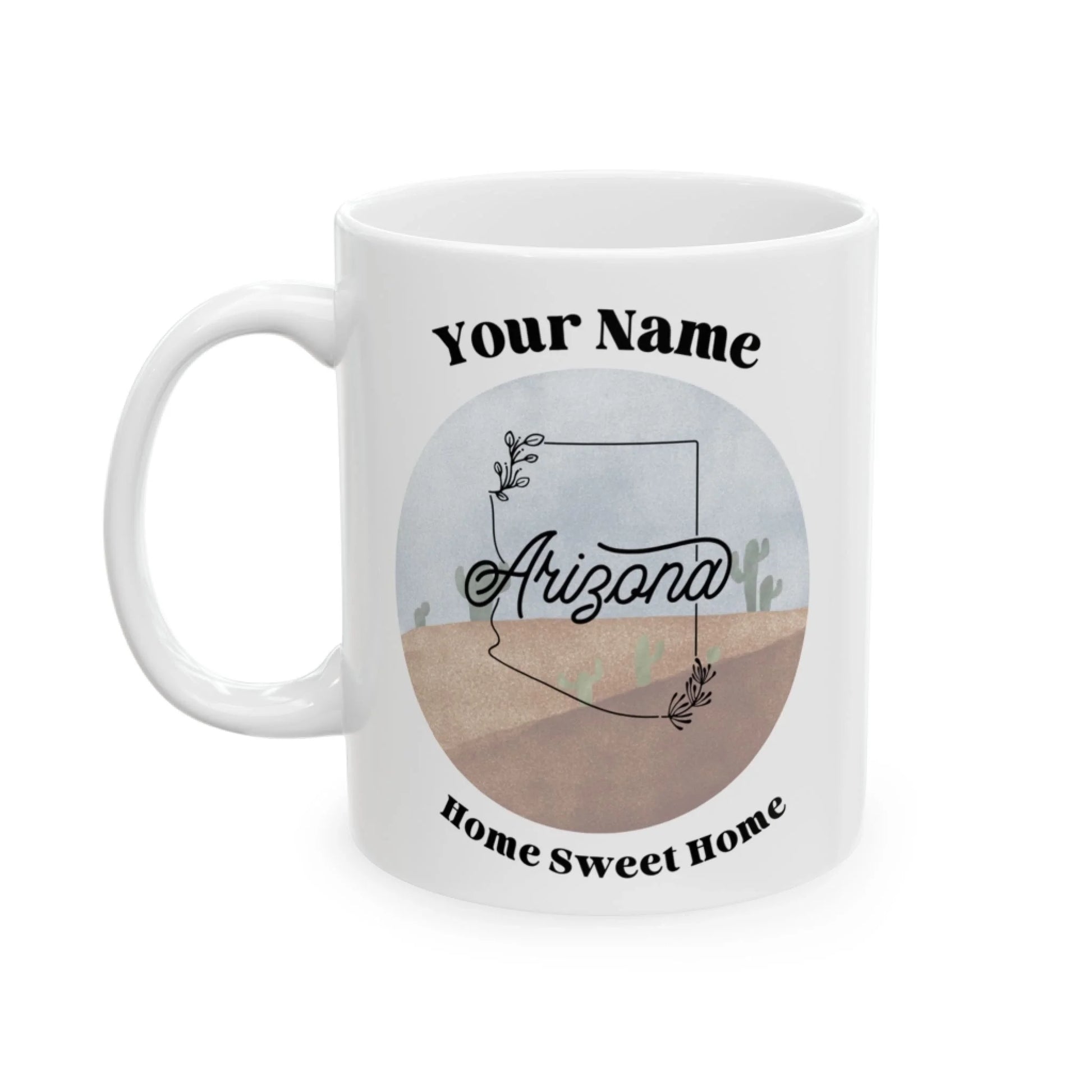 State of Mind Name Mug - Seamless Arizona