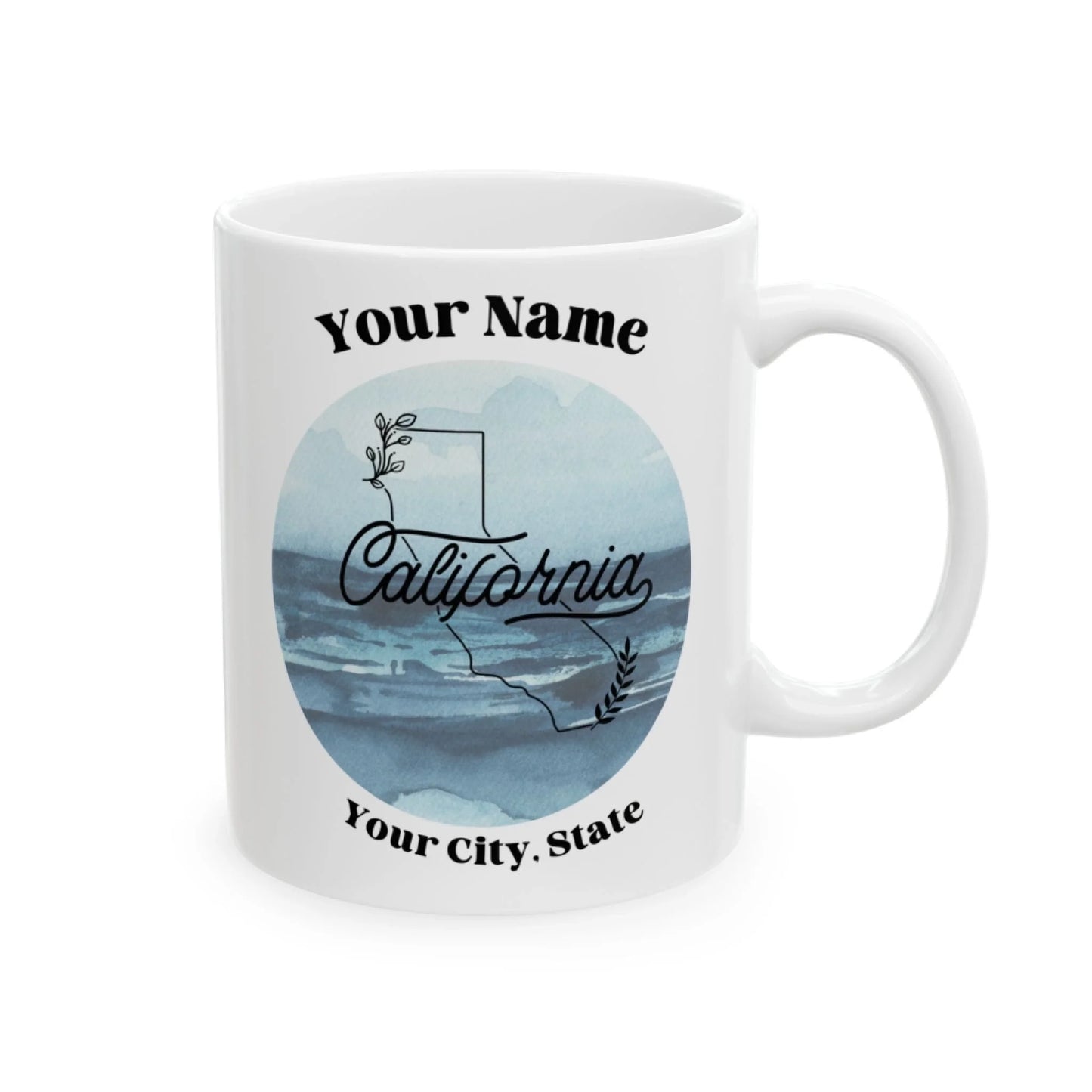 State of Mind Name Mug - Seamless California