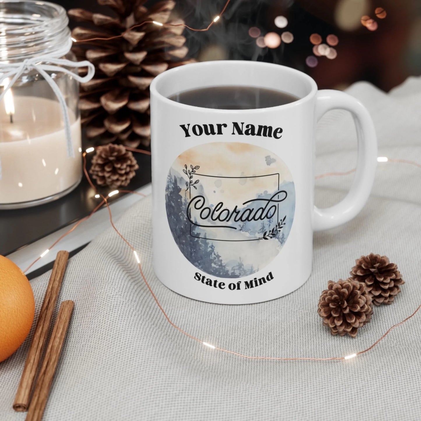 State of Mind Name Mug - Lifestyle Colorado