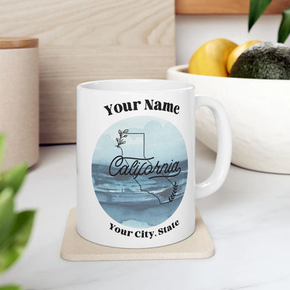 State of Mind Name Mug - Lifestyle California