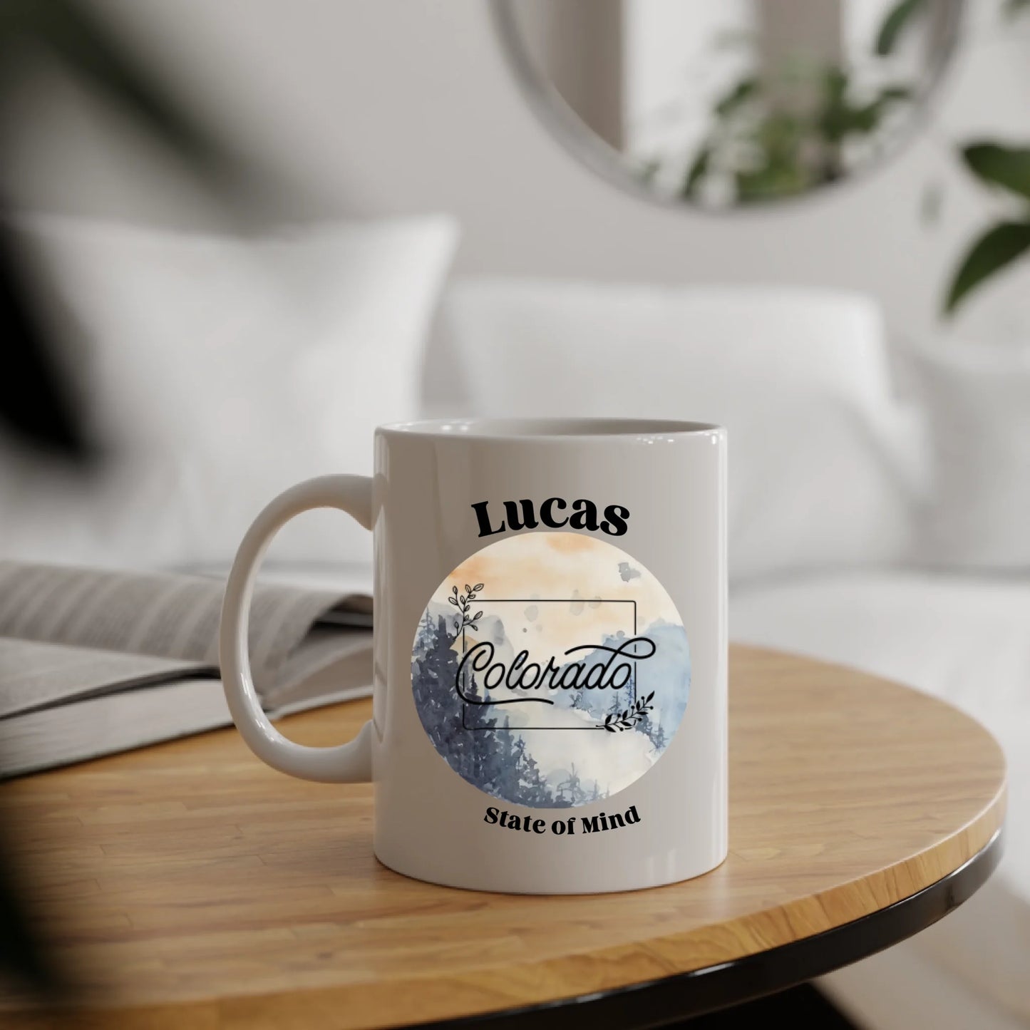 Personalized State of Mind Name Mug