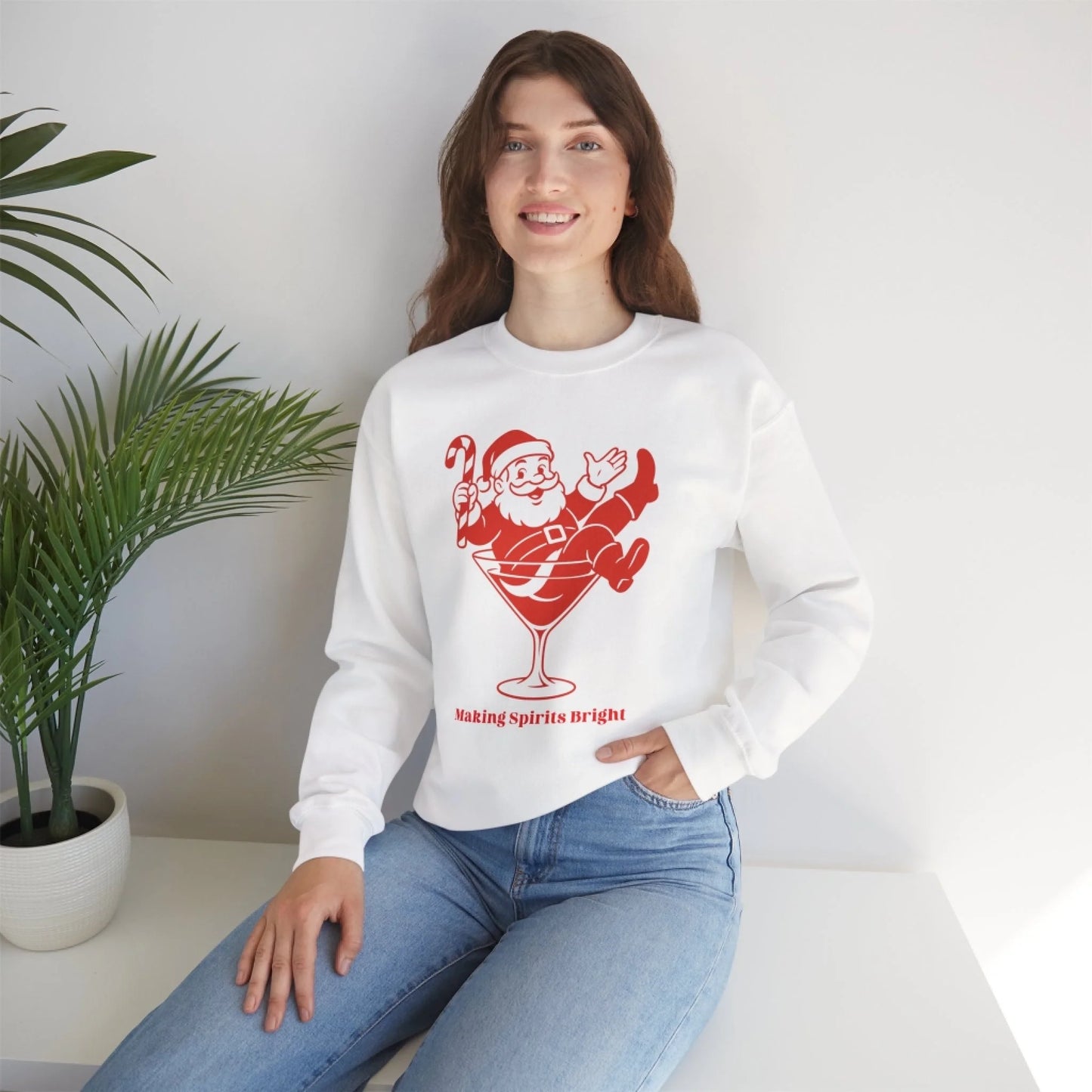 Holiday Spirits - White Lifestyle Sweatshirt