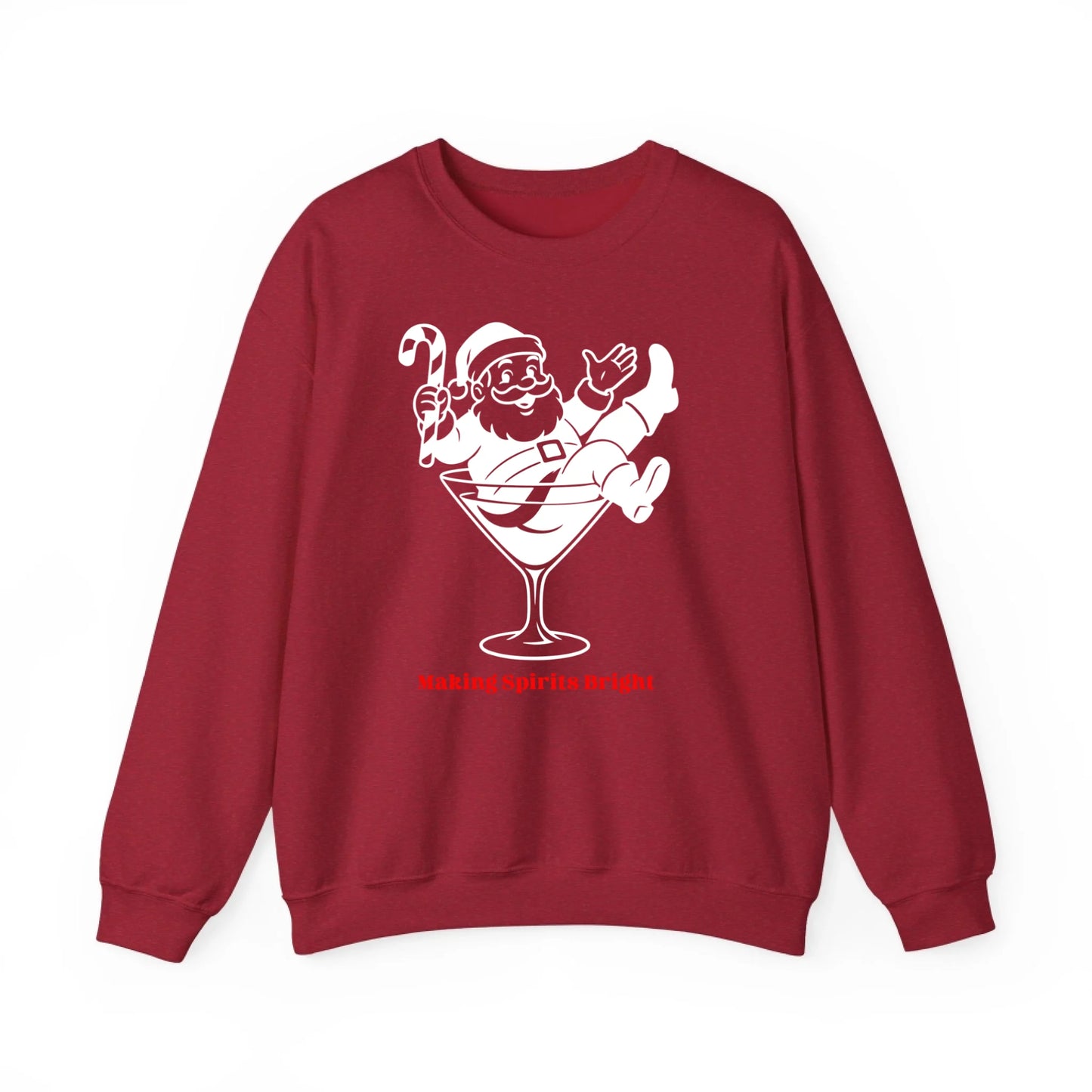 Sweatshirt Front Blank - Vintage Red