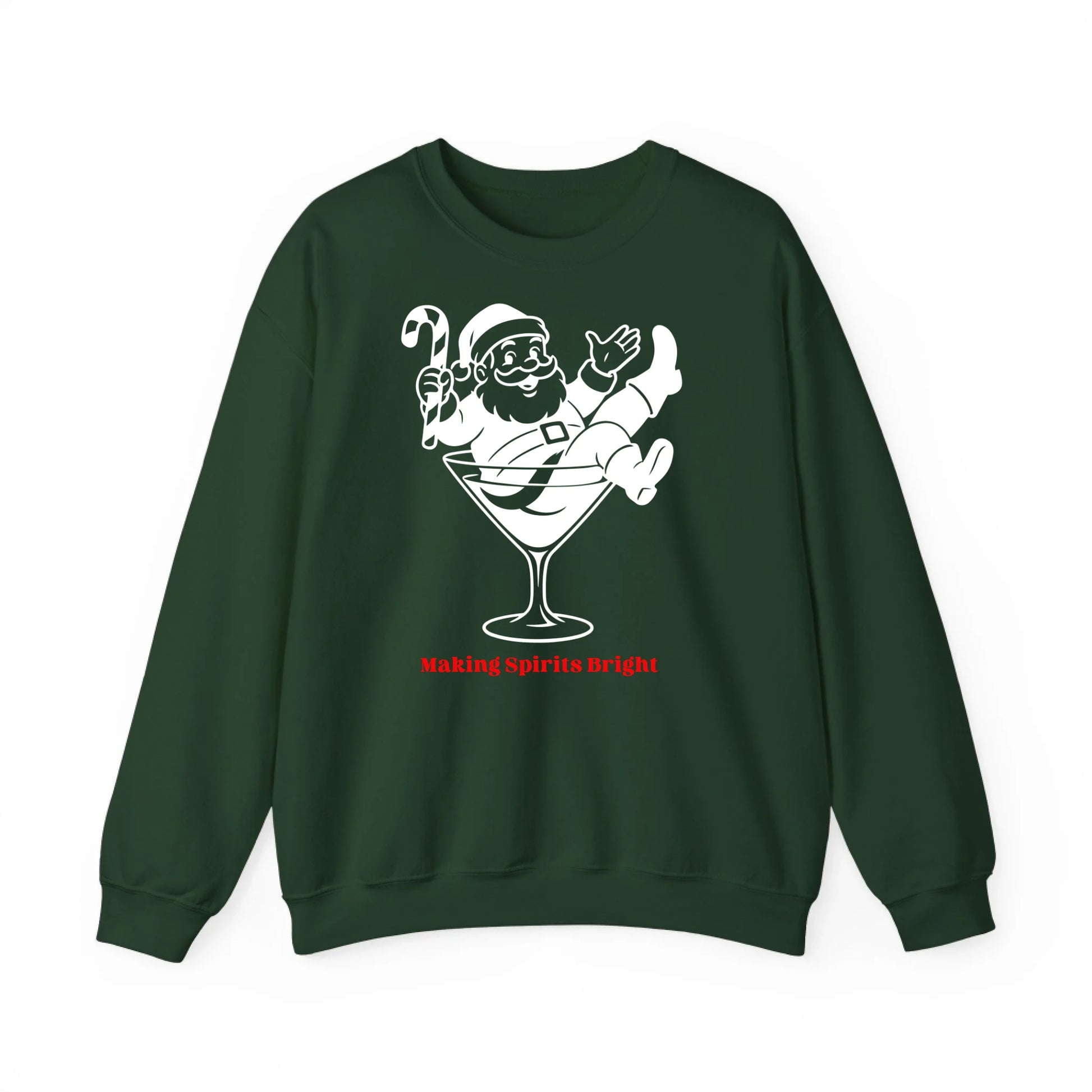 Sweatshirt Front Blank - Forrest Green