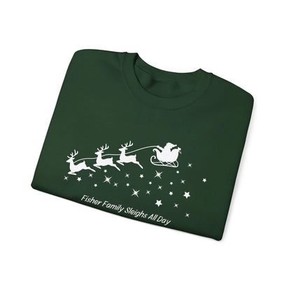 Sleight All Day Sweatshirt - Green Seamless Folded