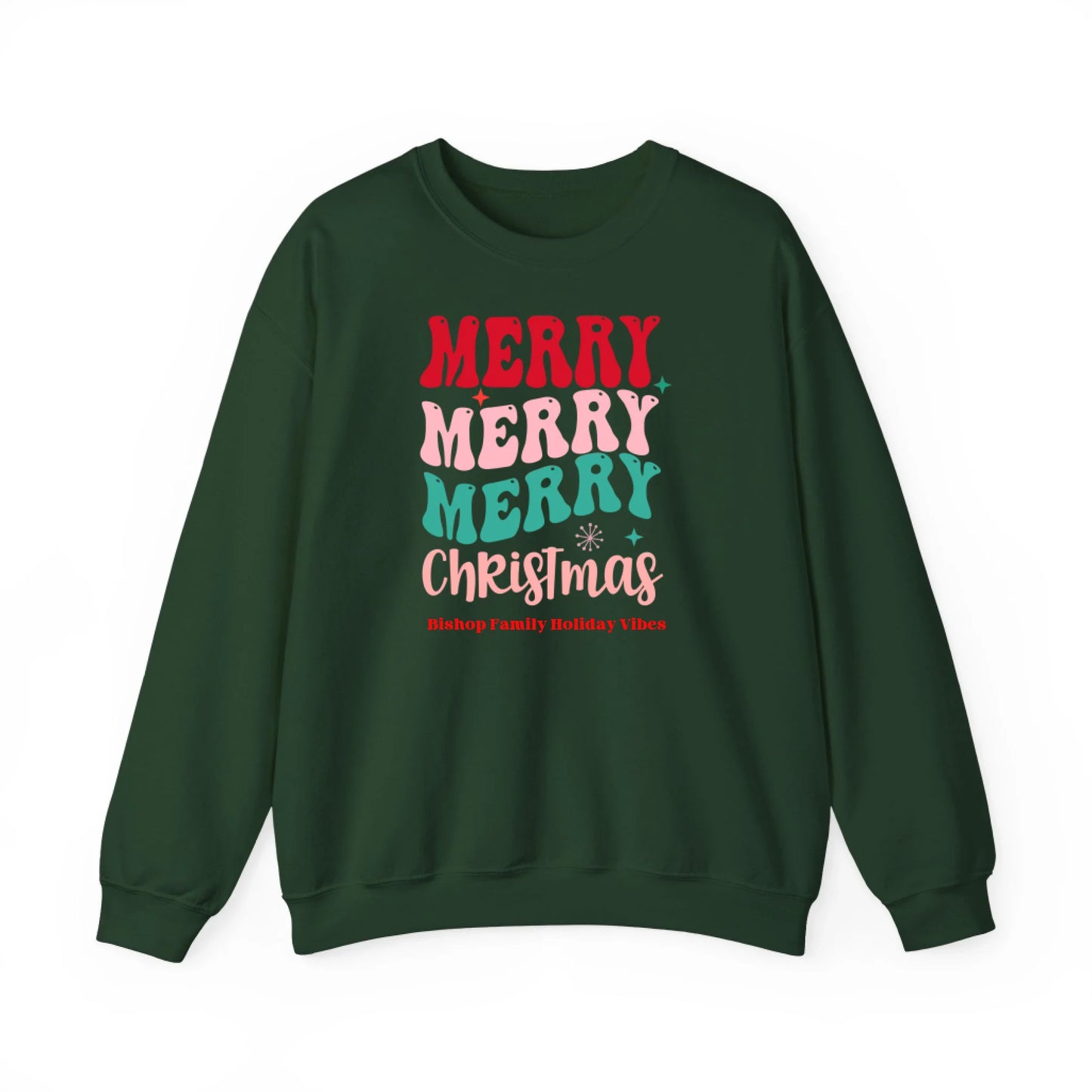 Sweatshirt Front Blank - Forrest Green