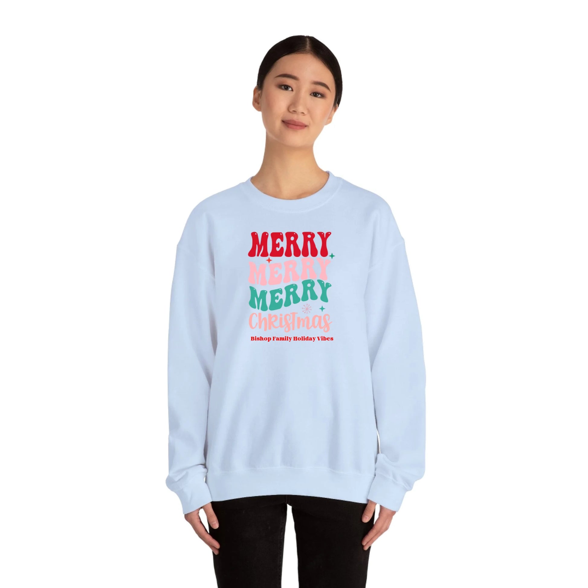Sweatshirt Front Lifestyle Light Blue