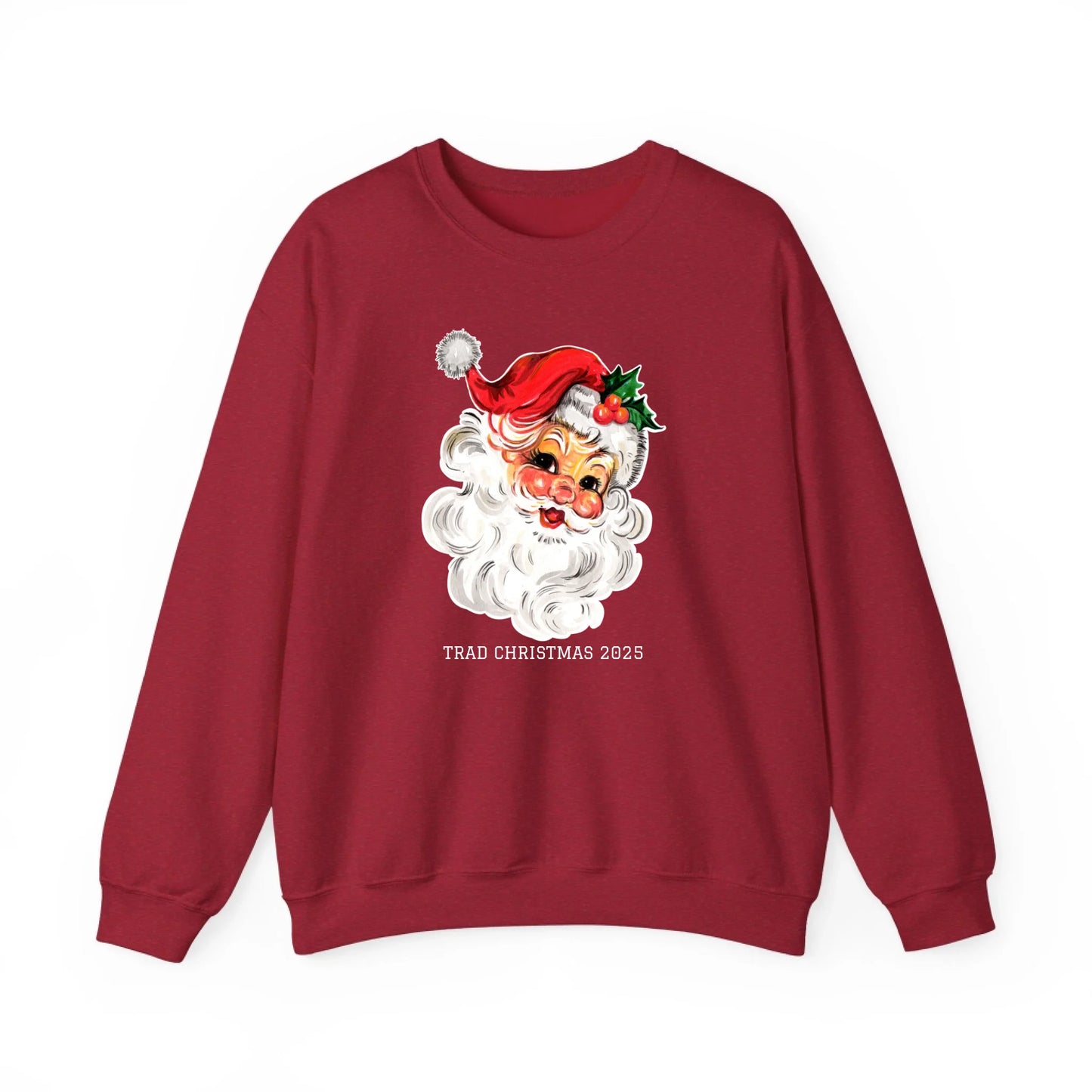 Sweatshirt Front Blank - Vintage Red