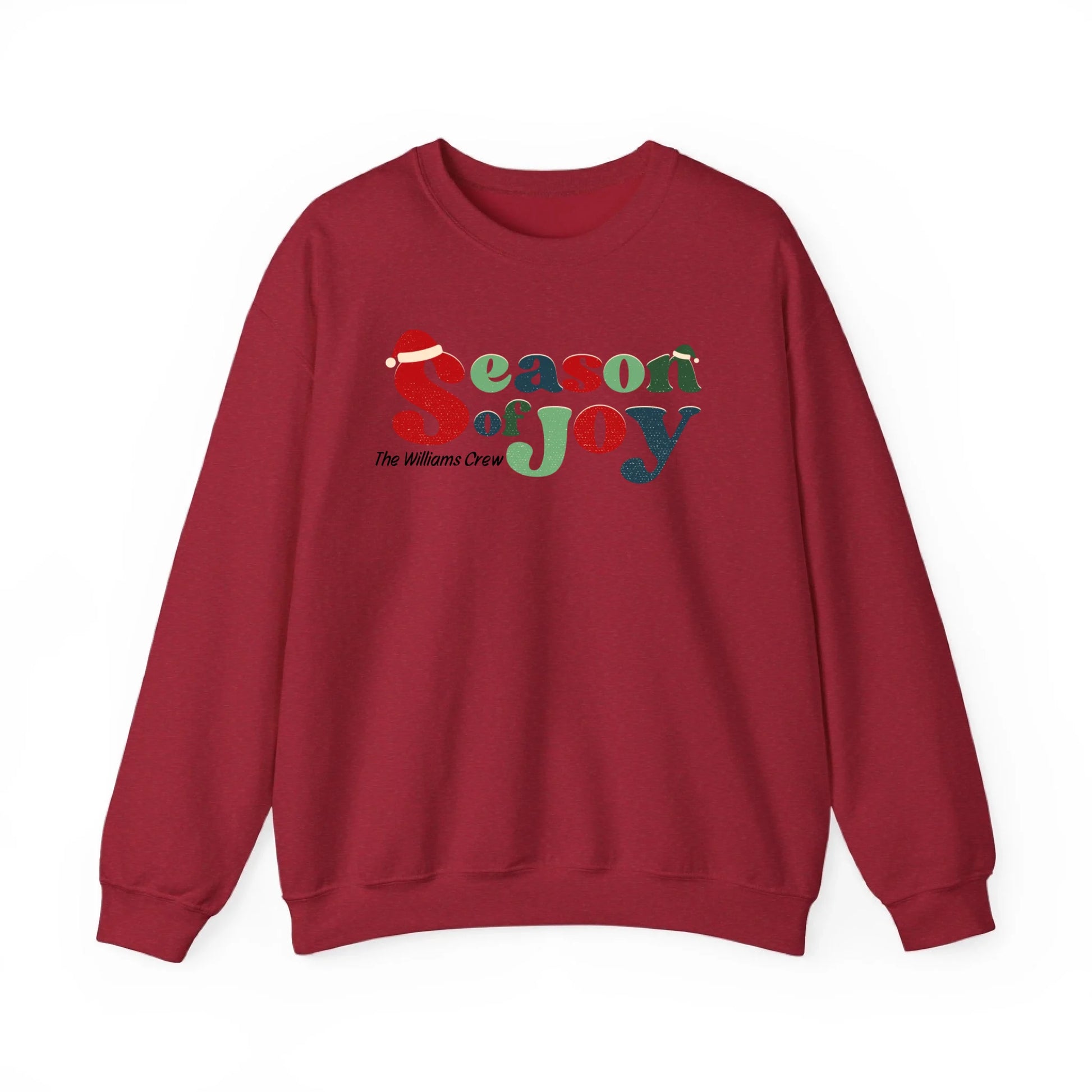 Sweatshirt Front Blank - Vintage Red