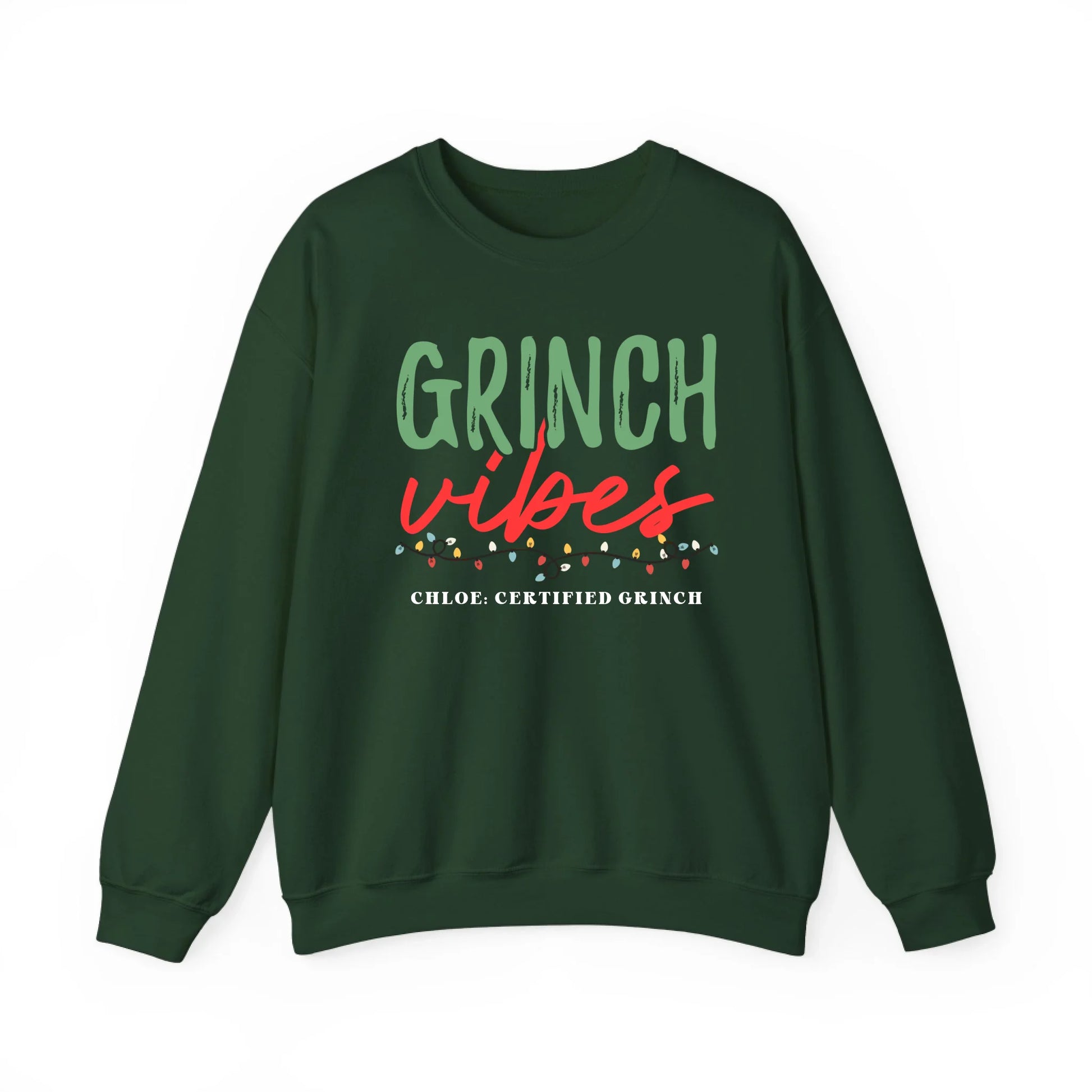 Sweatshirt Front Blank - Forrest Green