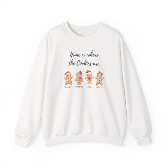 Home Baked Personalized Sweatshirt White seamless