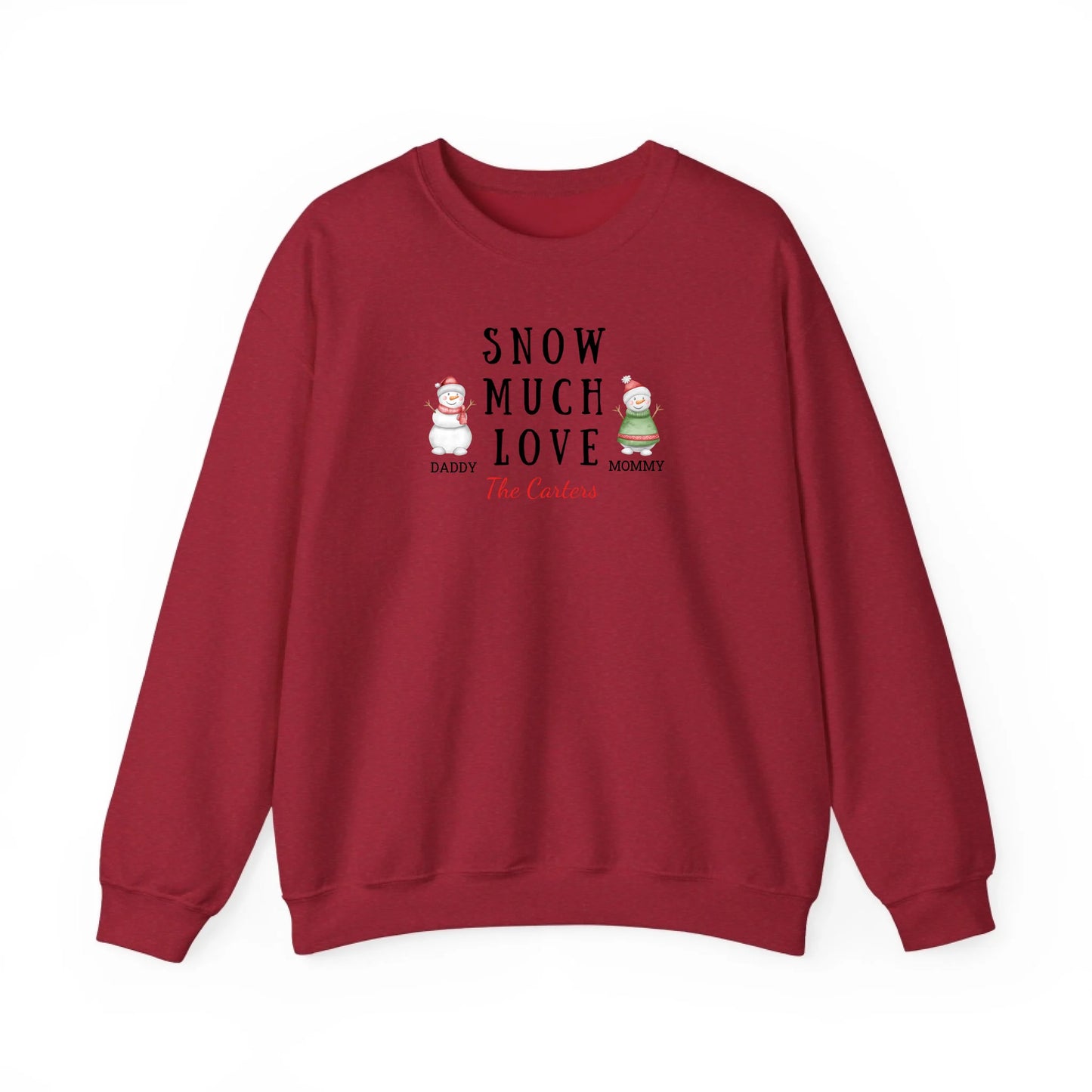 Sweatshirt Front Blank - Vintage Red