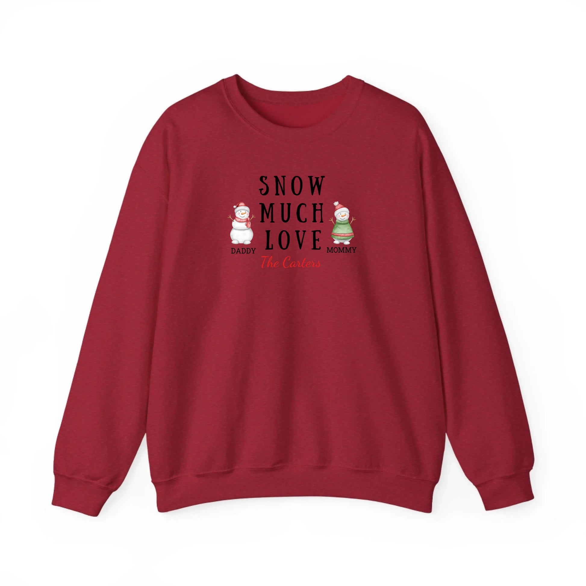 Sweatshirt Front Blank - Vintage Red