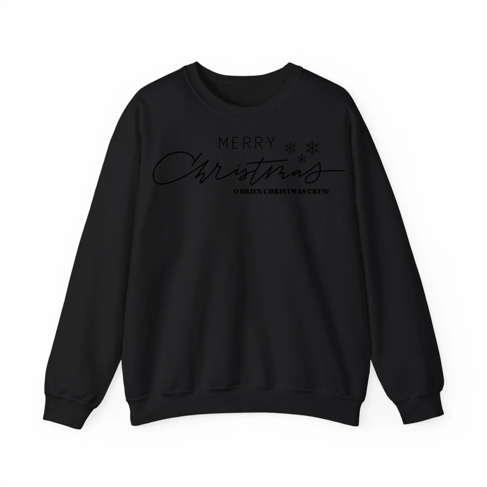 Sweatshirt Front Blank - Black