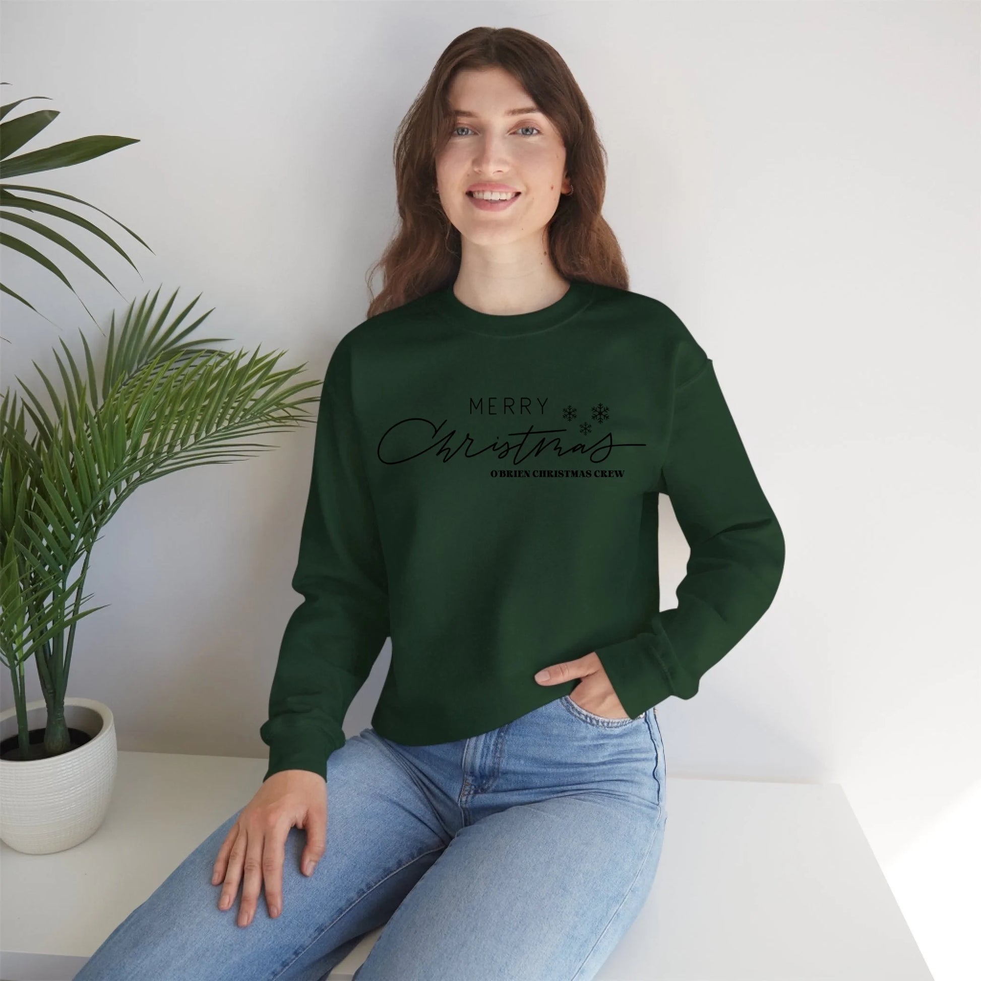 Sweatshirt Front Lifestyle - Green 2