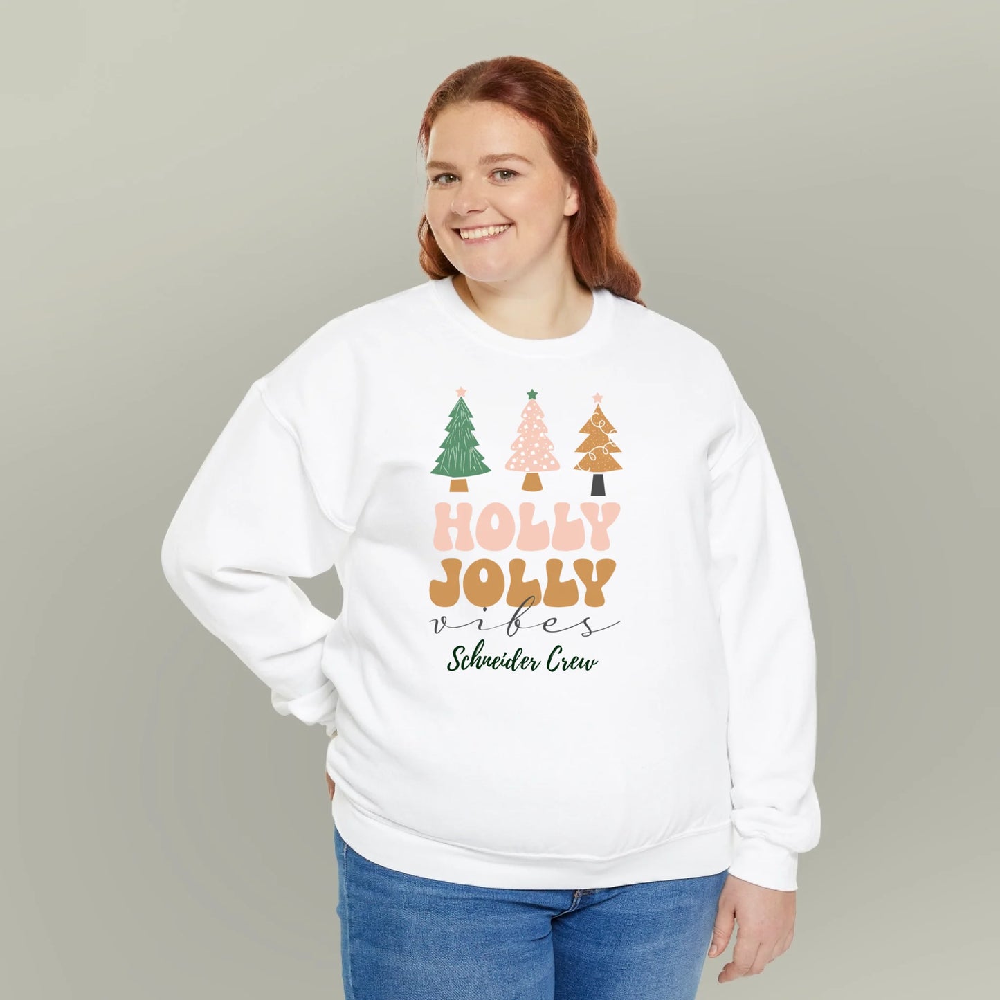 Personalized Holly Jolly Name Sweatshirt