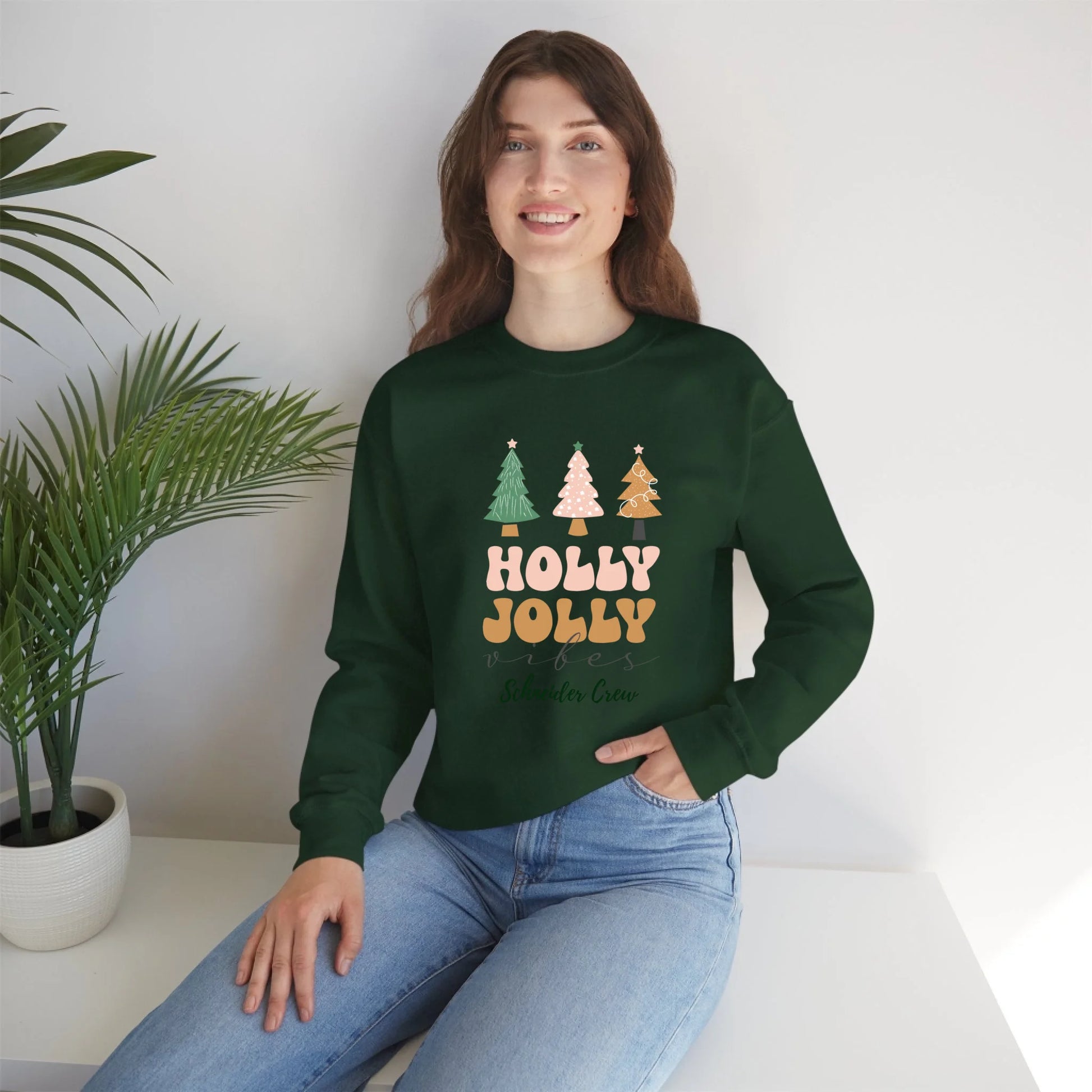 Sweatshirt Front Lifestyle - Green 2
