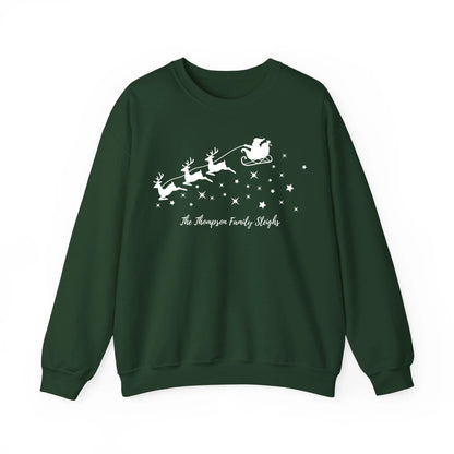 Sweatshirt Front Blank - Forrest Green