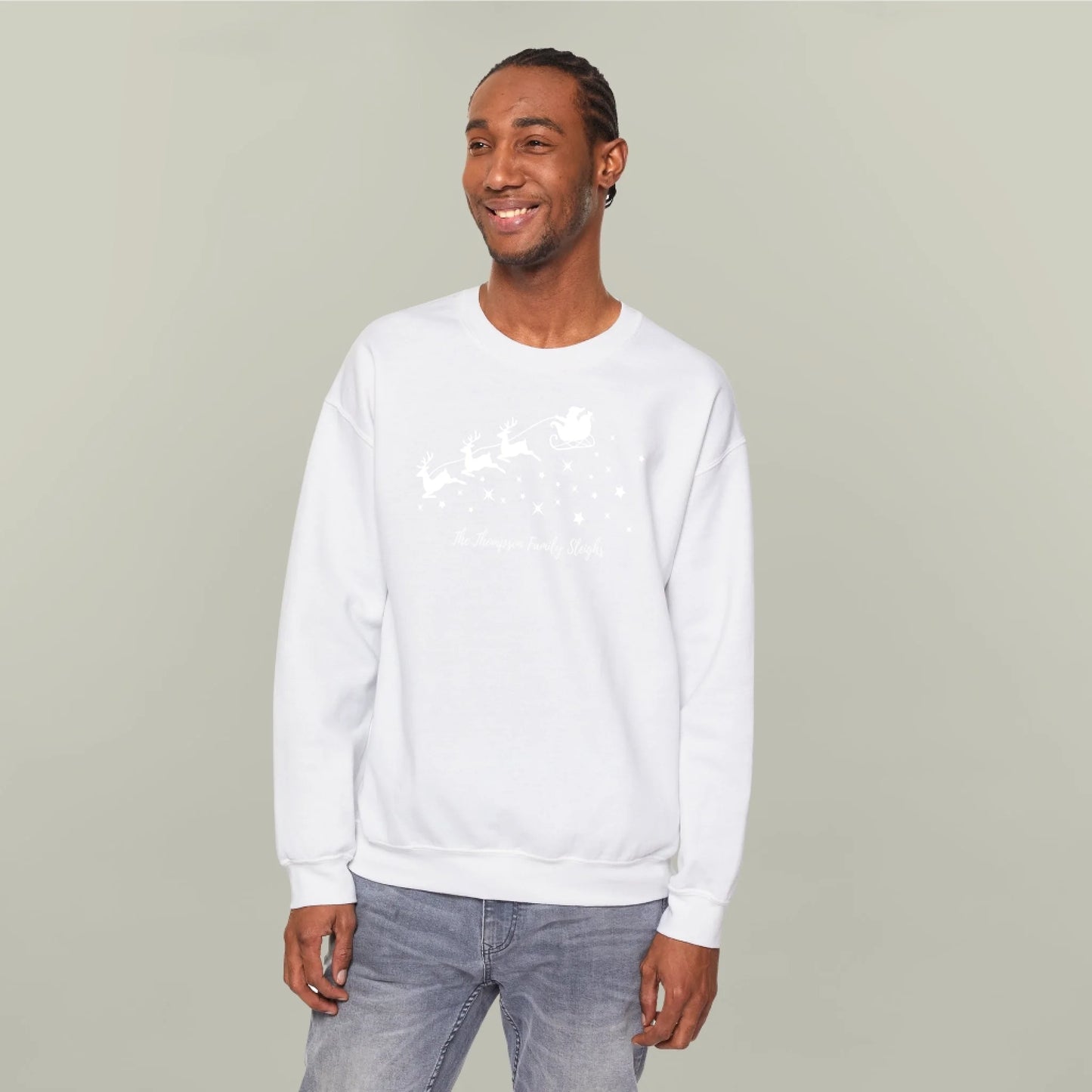 Personalized Our Family Sleighs Holiday Sweatshirt
