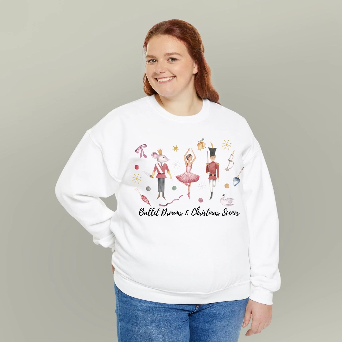 Personalized Ballet Dreams Holiday Sweatshirt