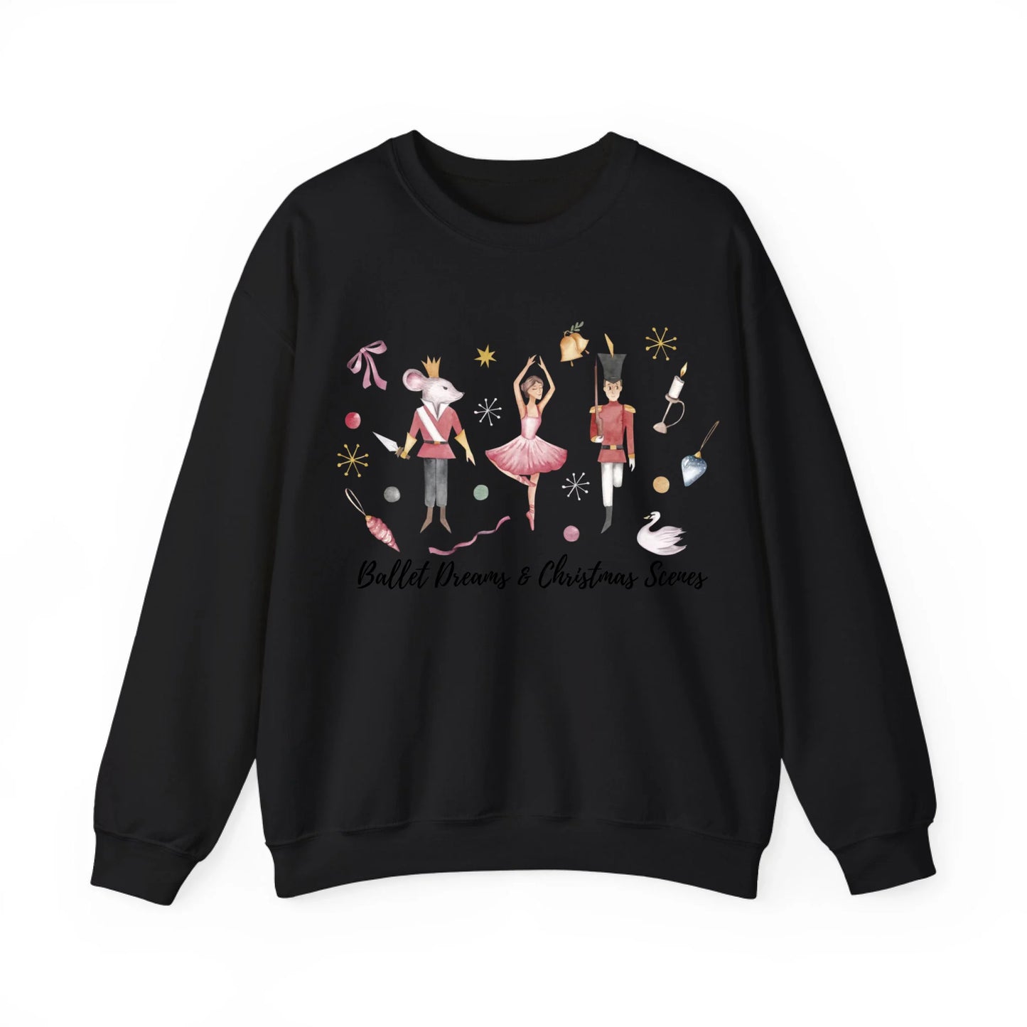 Sweatshirt Front Blank - Black
