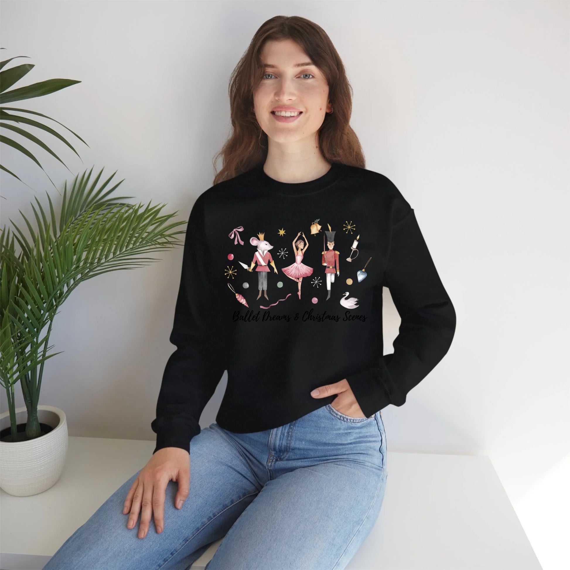 Sweatshirt Front Lifestyle - Black 2