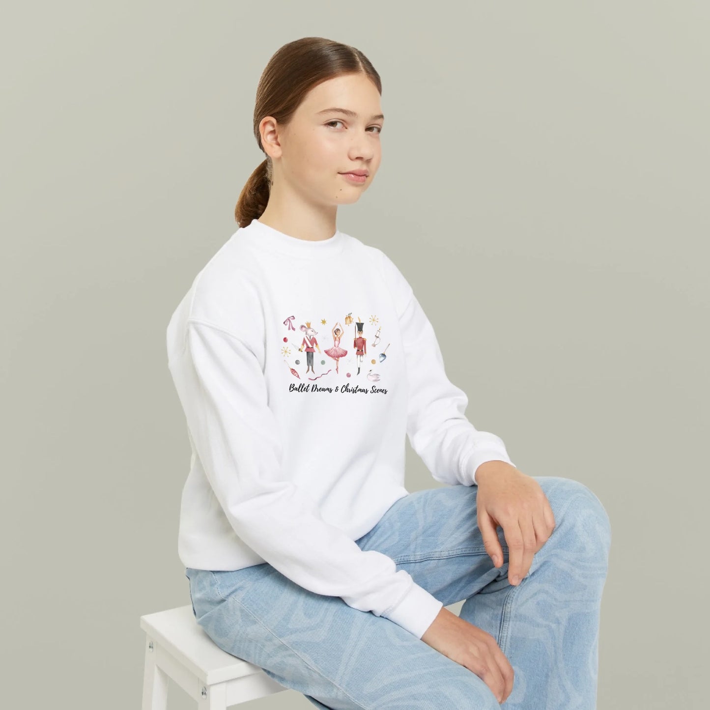 Personalized Ballet Dreams Holiday Sweatshirt