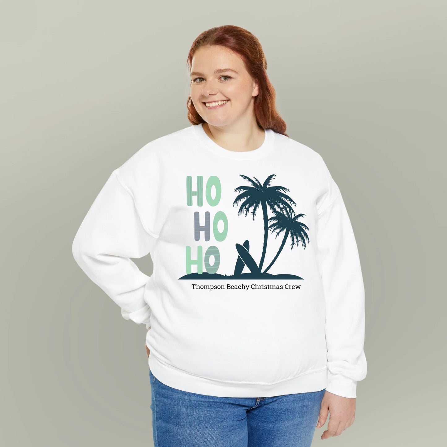 Personalized Sunny Days Ho Ho Ho Sweatshirt